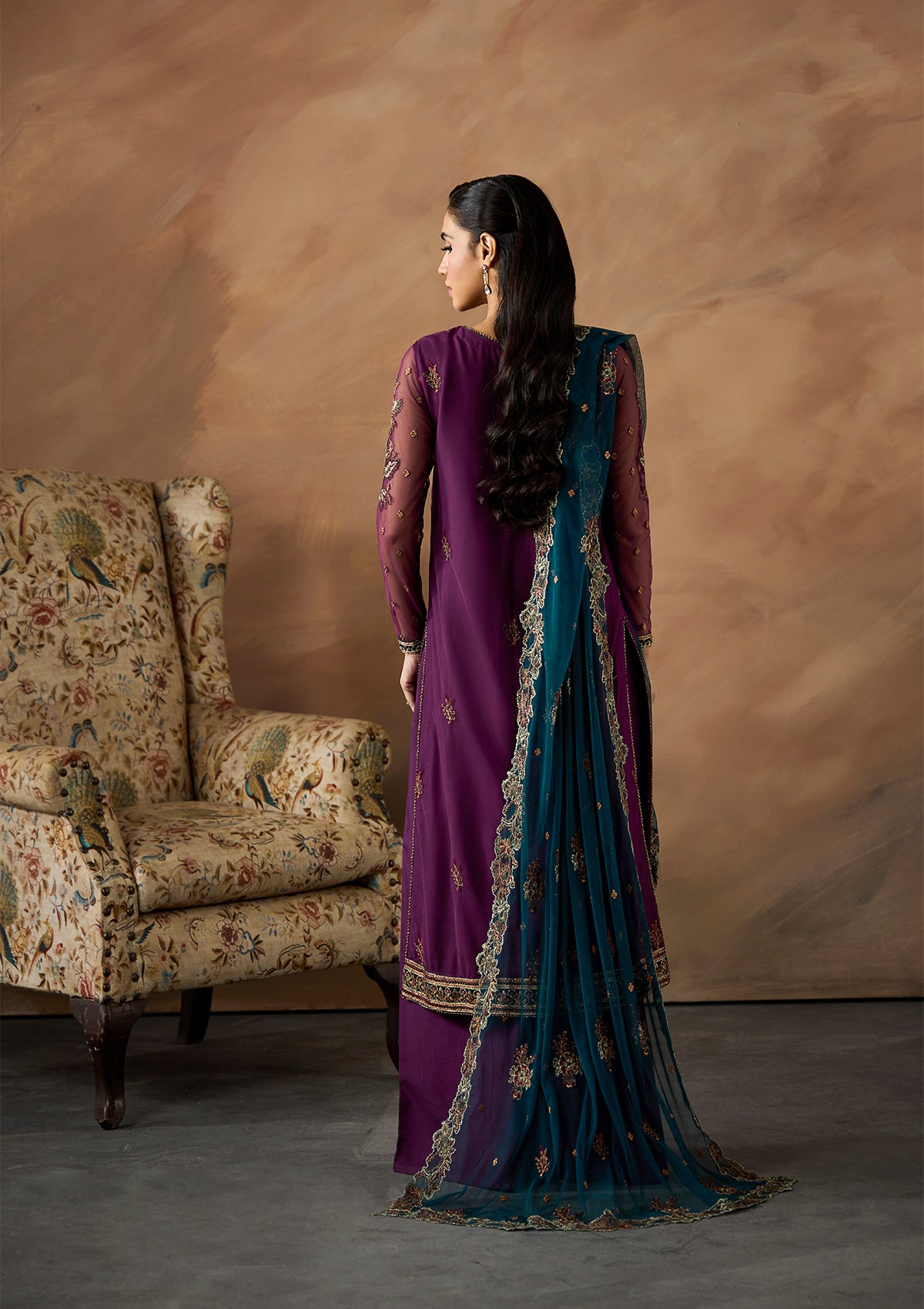 Embroidered Net BT6680-BTB BT6688-PRP