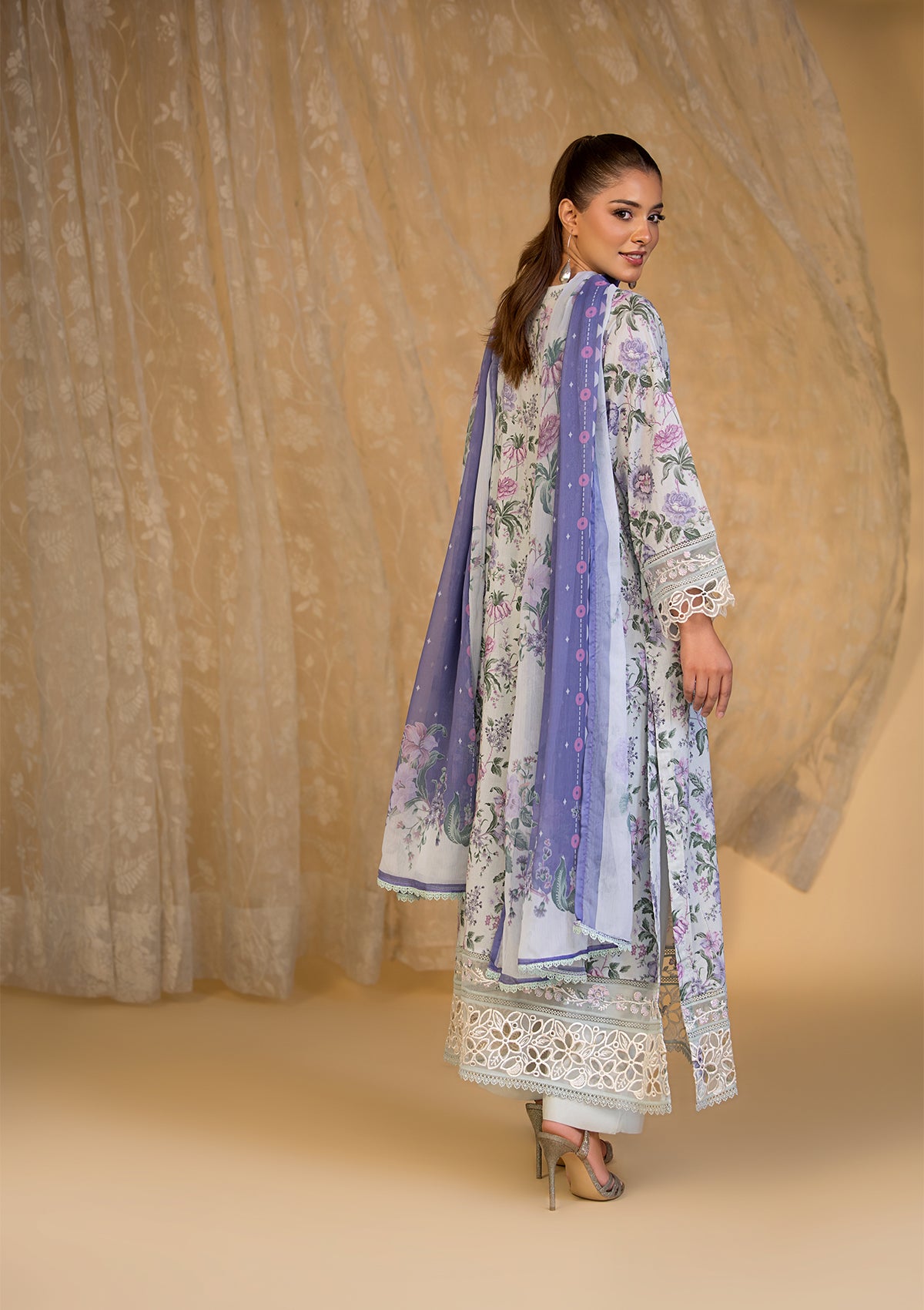 Embroidered Khaddar BT6620-SBL