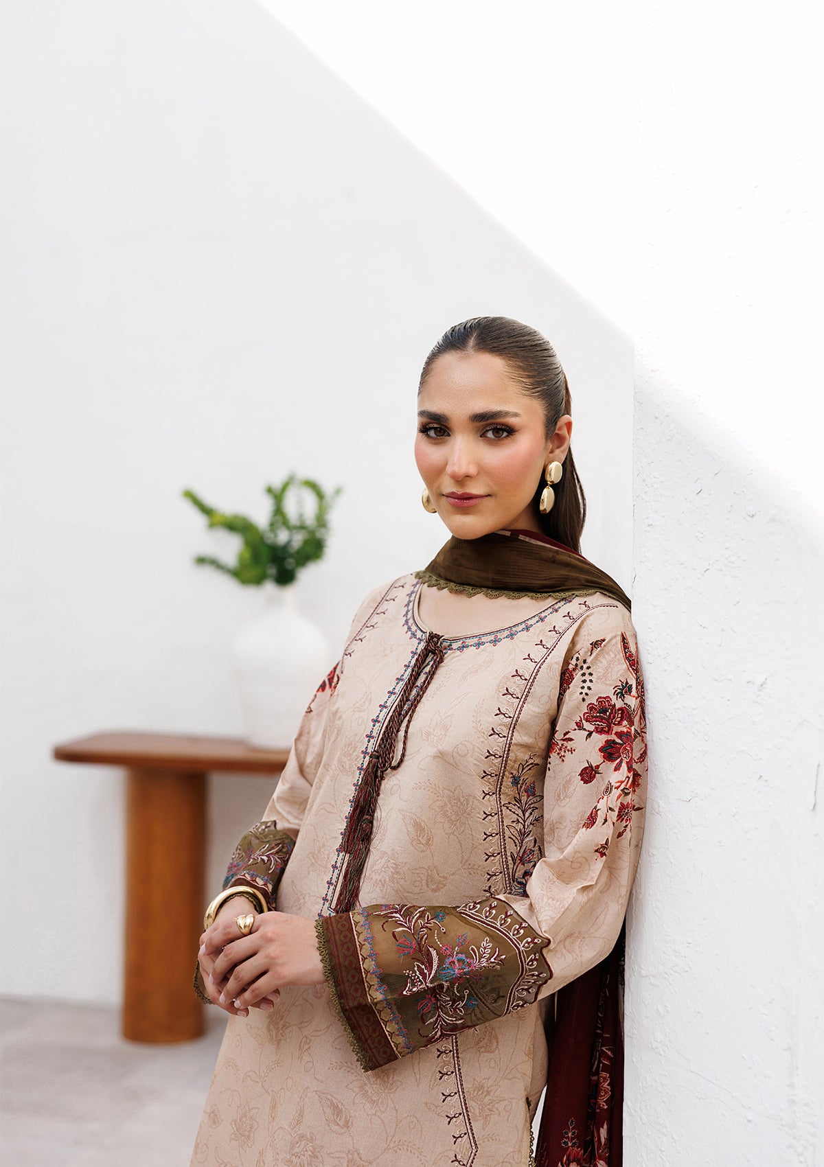 PRINTED EMB LAWN BT006821-LBR