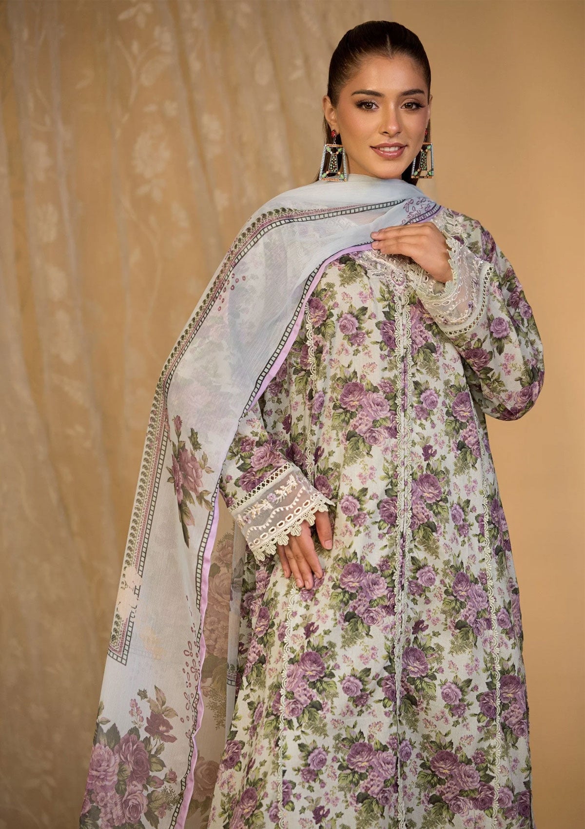 Printed Embroidered Khaddar BT006620-PST