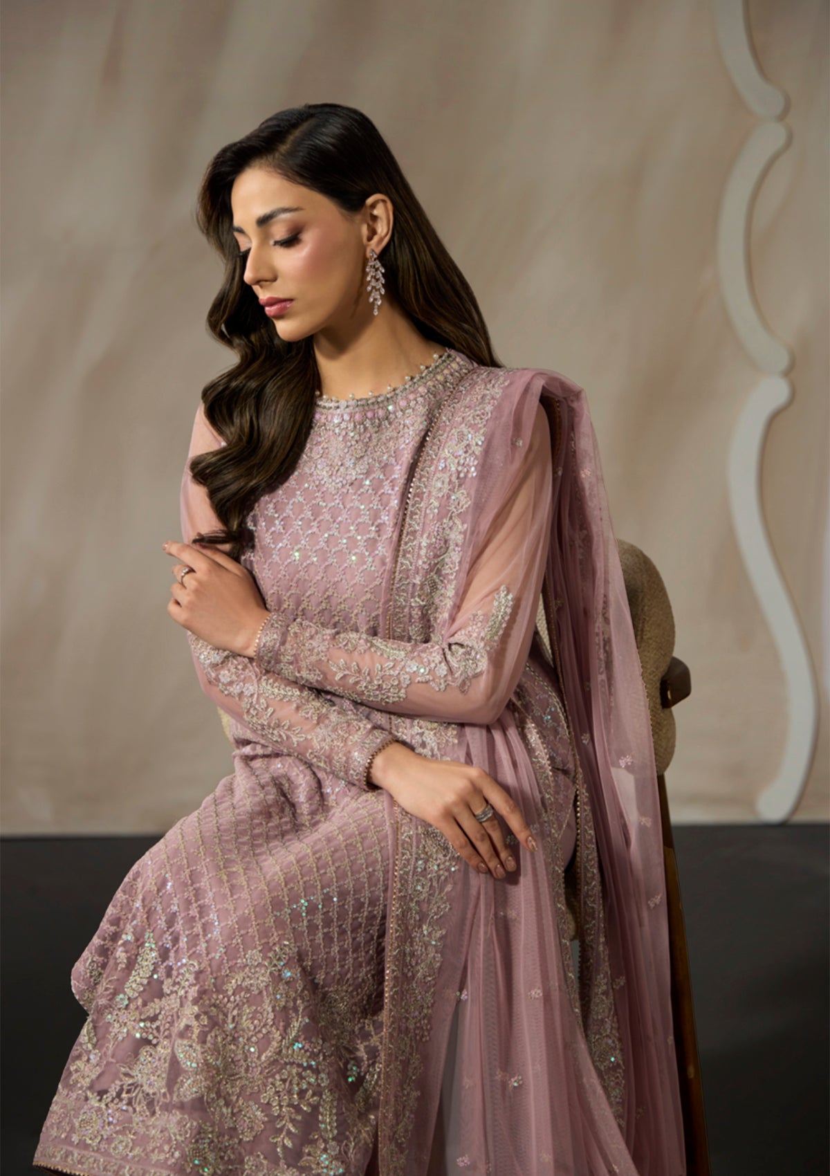 Embroidered Net BT006698-LPK