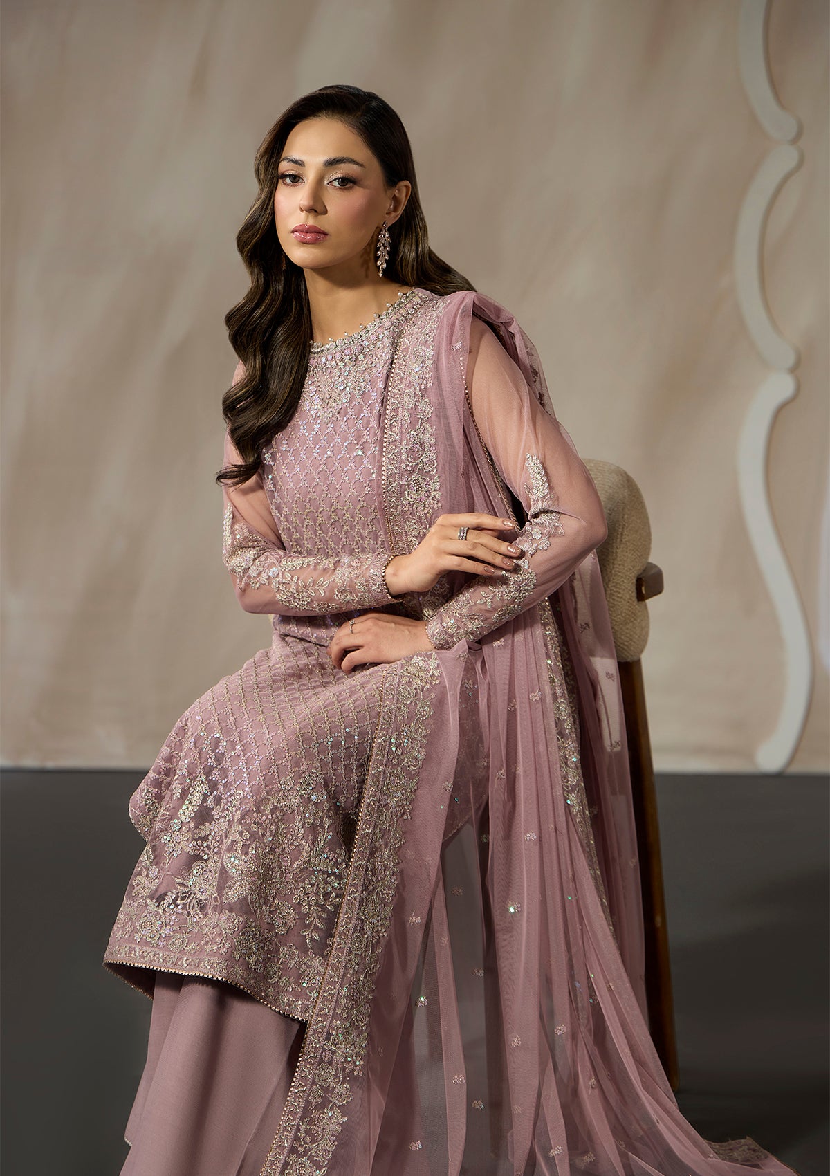 Embroidered Net BT006698-LPK
