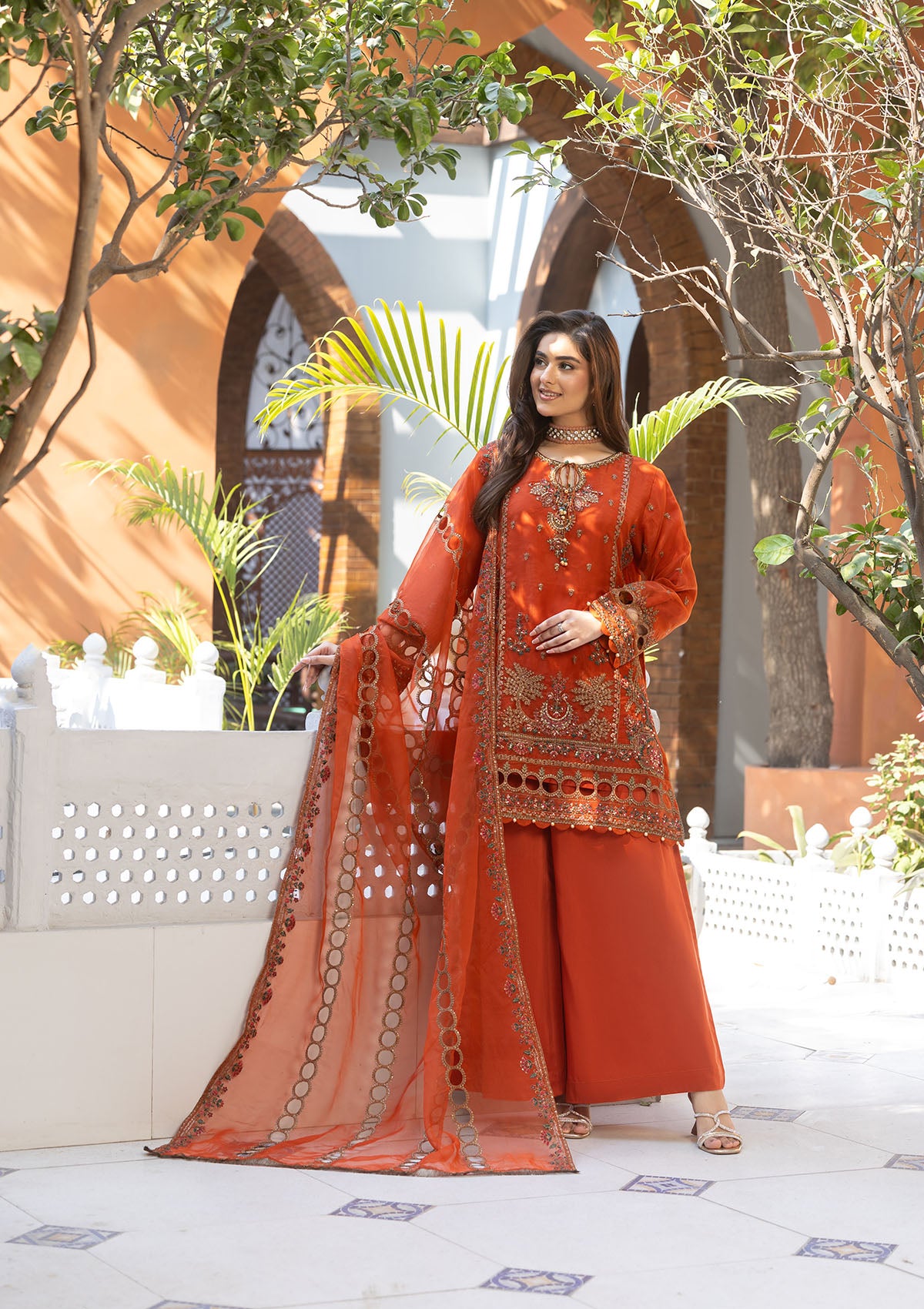 Formal 3 PCs Ready To Wear (BT006048-ORG)