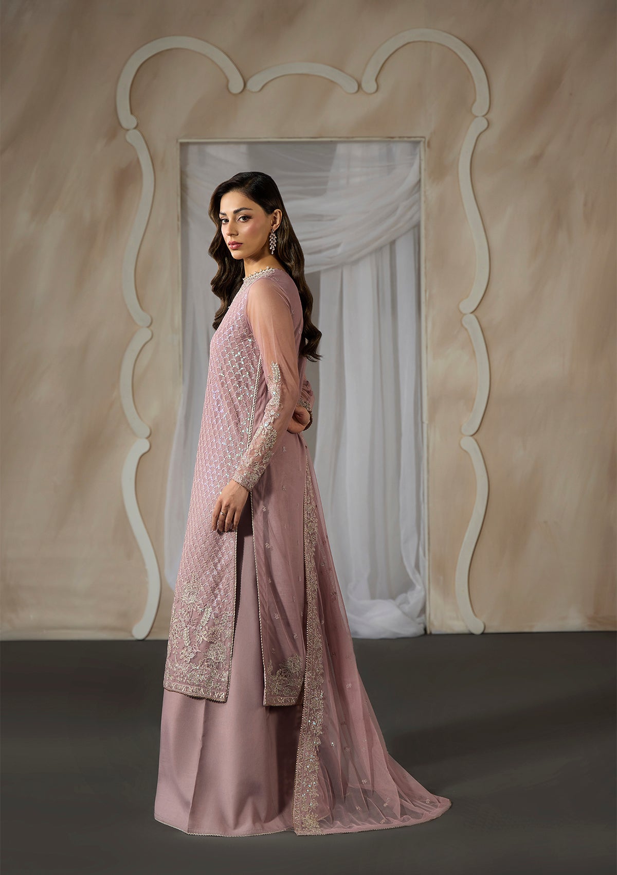 Embroidered Net BT006698-LPK