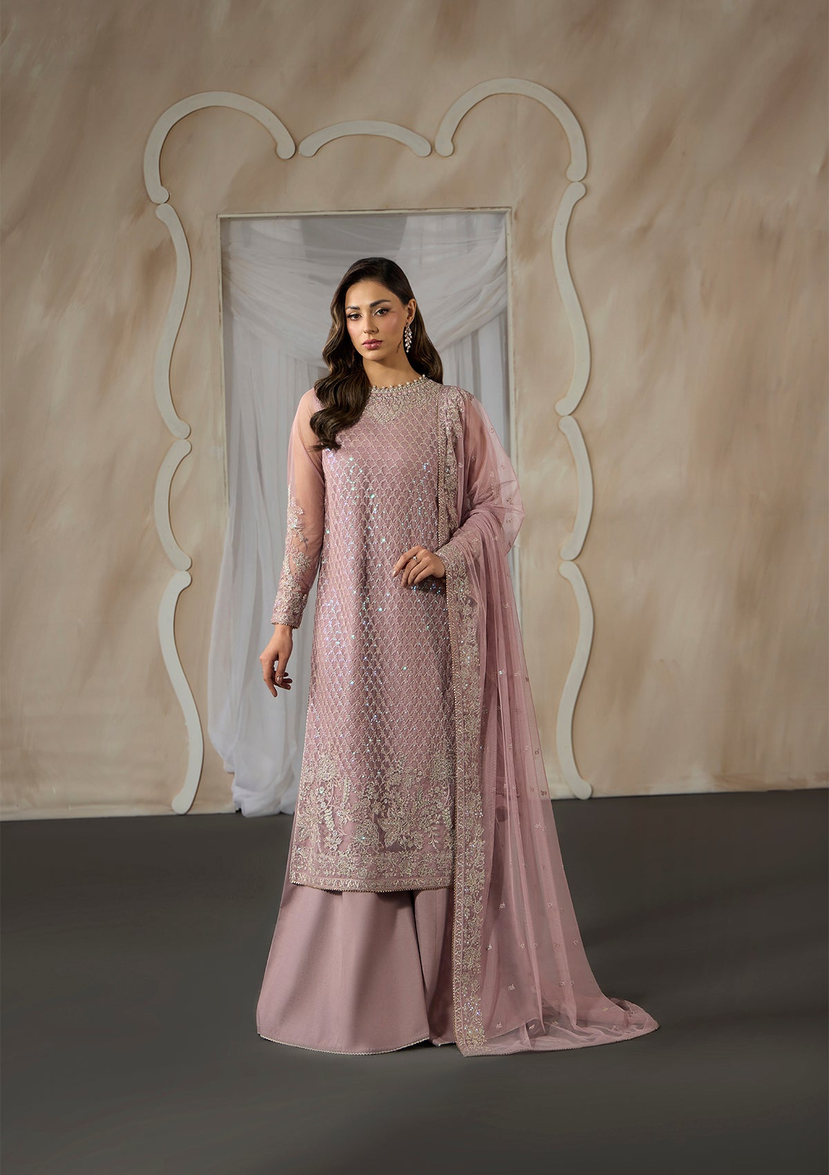 Embroidered Net BT006698-LPK