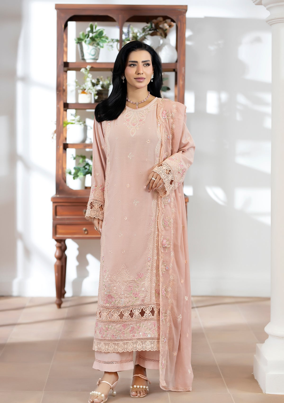 Embroidered Viscose BT006604-LPK