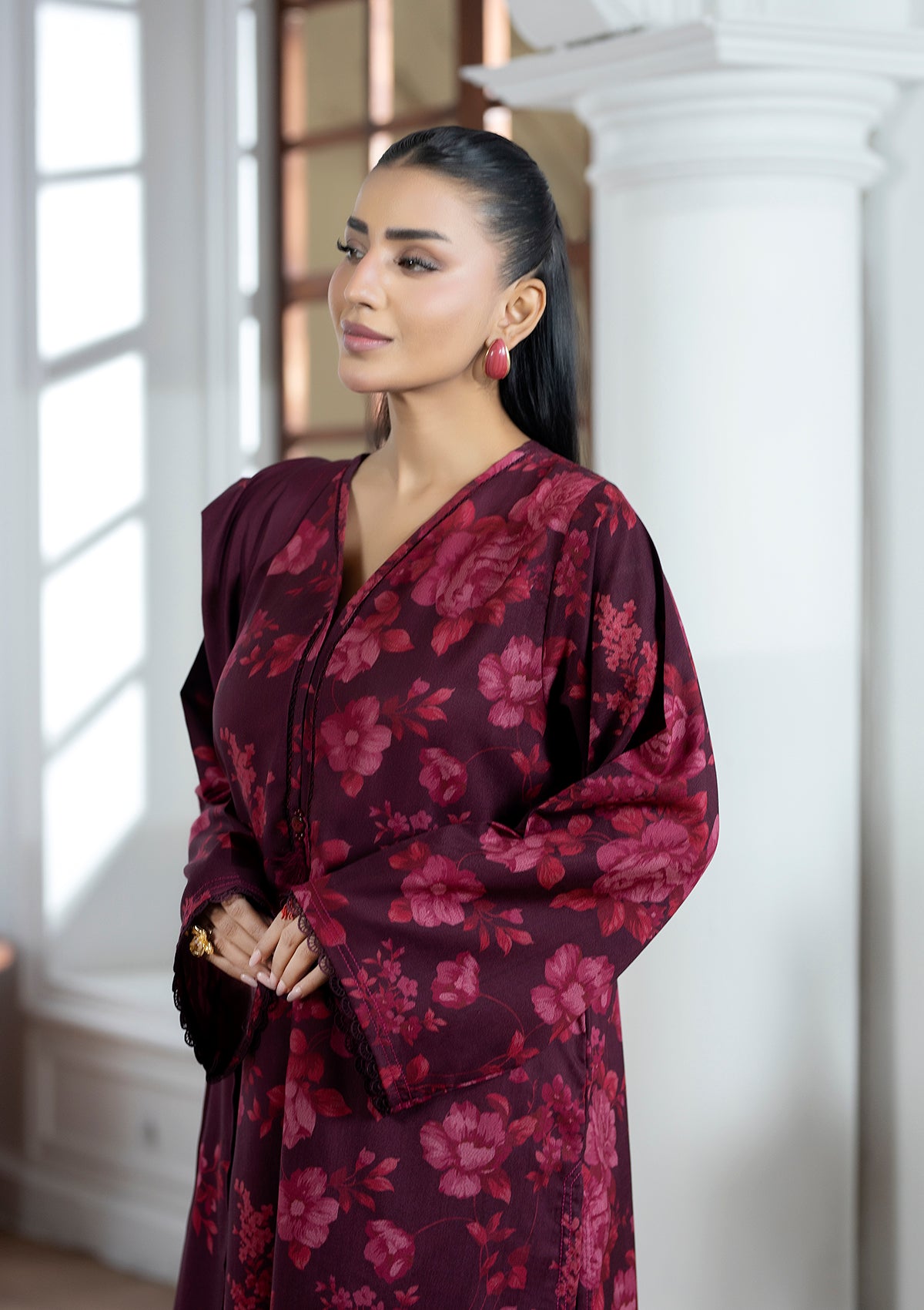 Printed Dhanak BT006605-RED