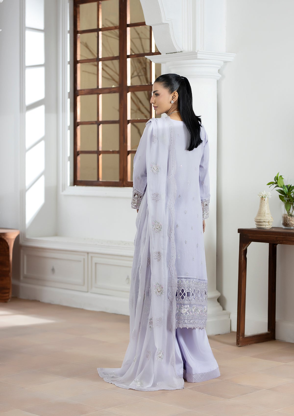 Embroidered Chiffon BT006602-LPP