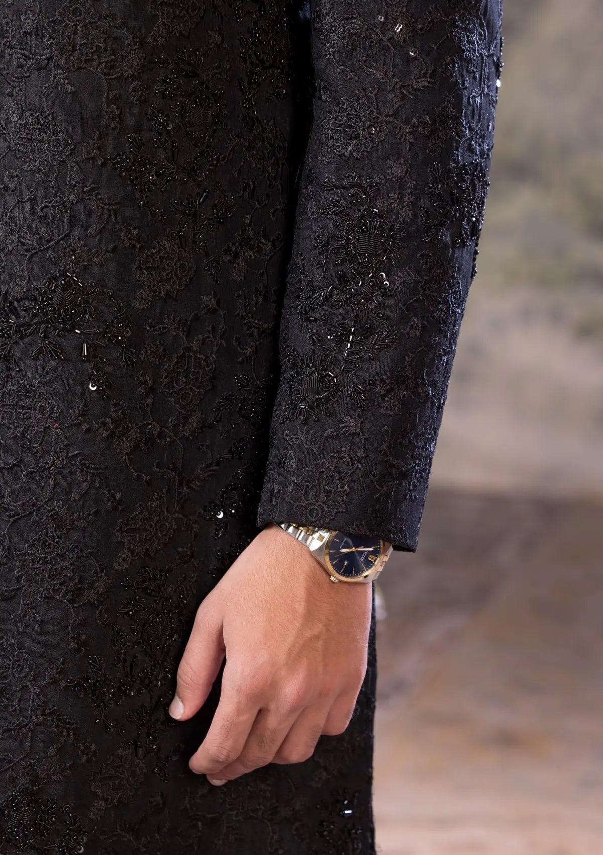 Bin Tayyab Sherwani (TD-1819) GRAY Bin Tayyab