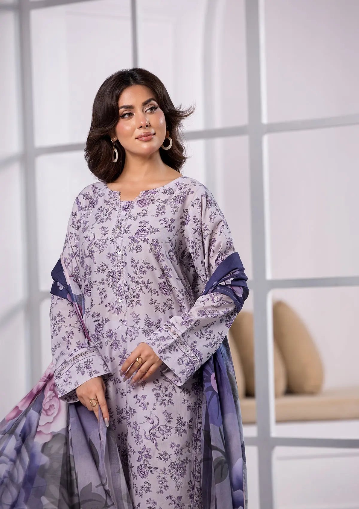 PRINTED LAWN BT6370-PPR Bin Tayyab