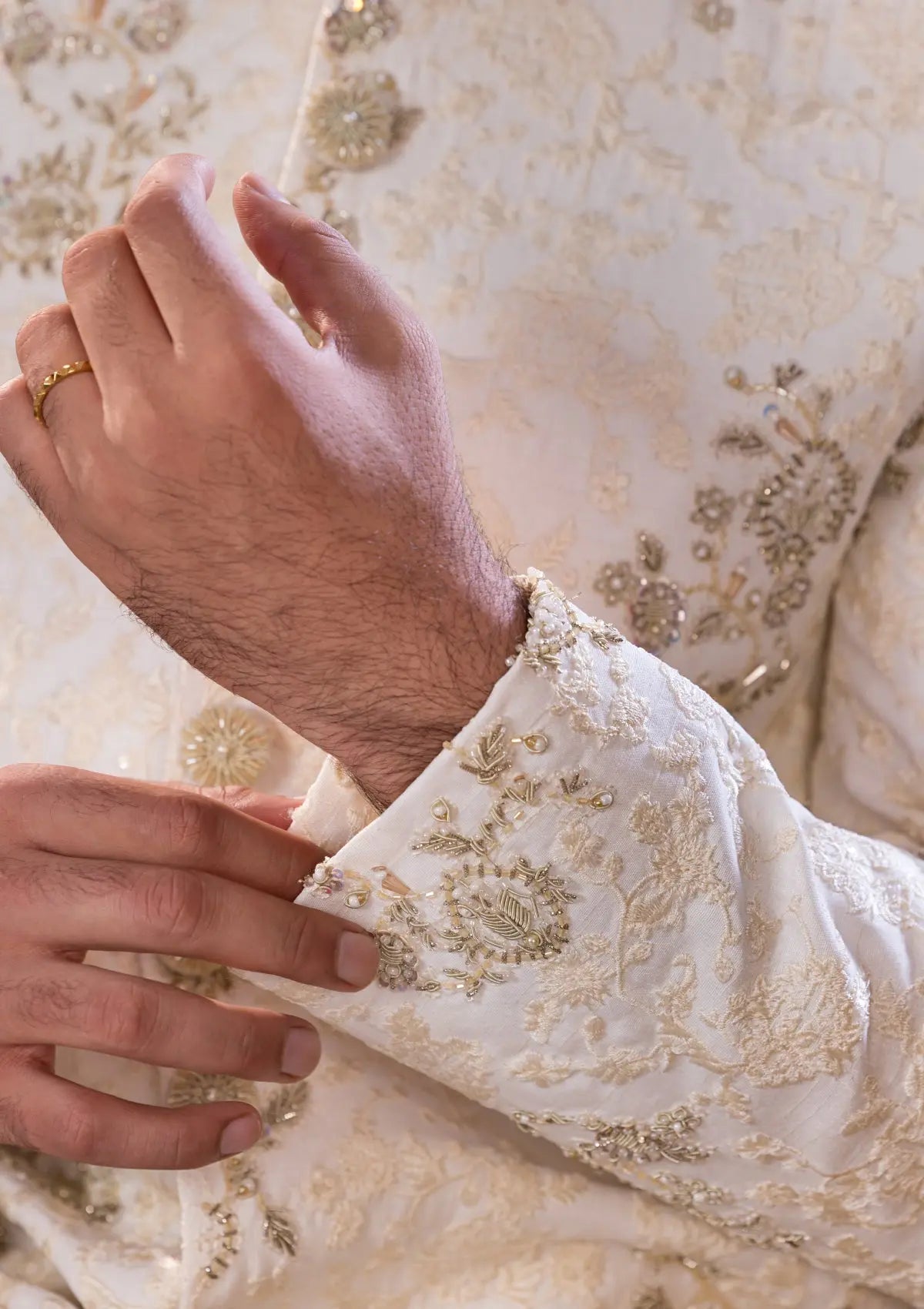 Bin Tayyab Sherwani (TD-1819) OFF-WHITE Bin Tayyab