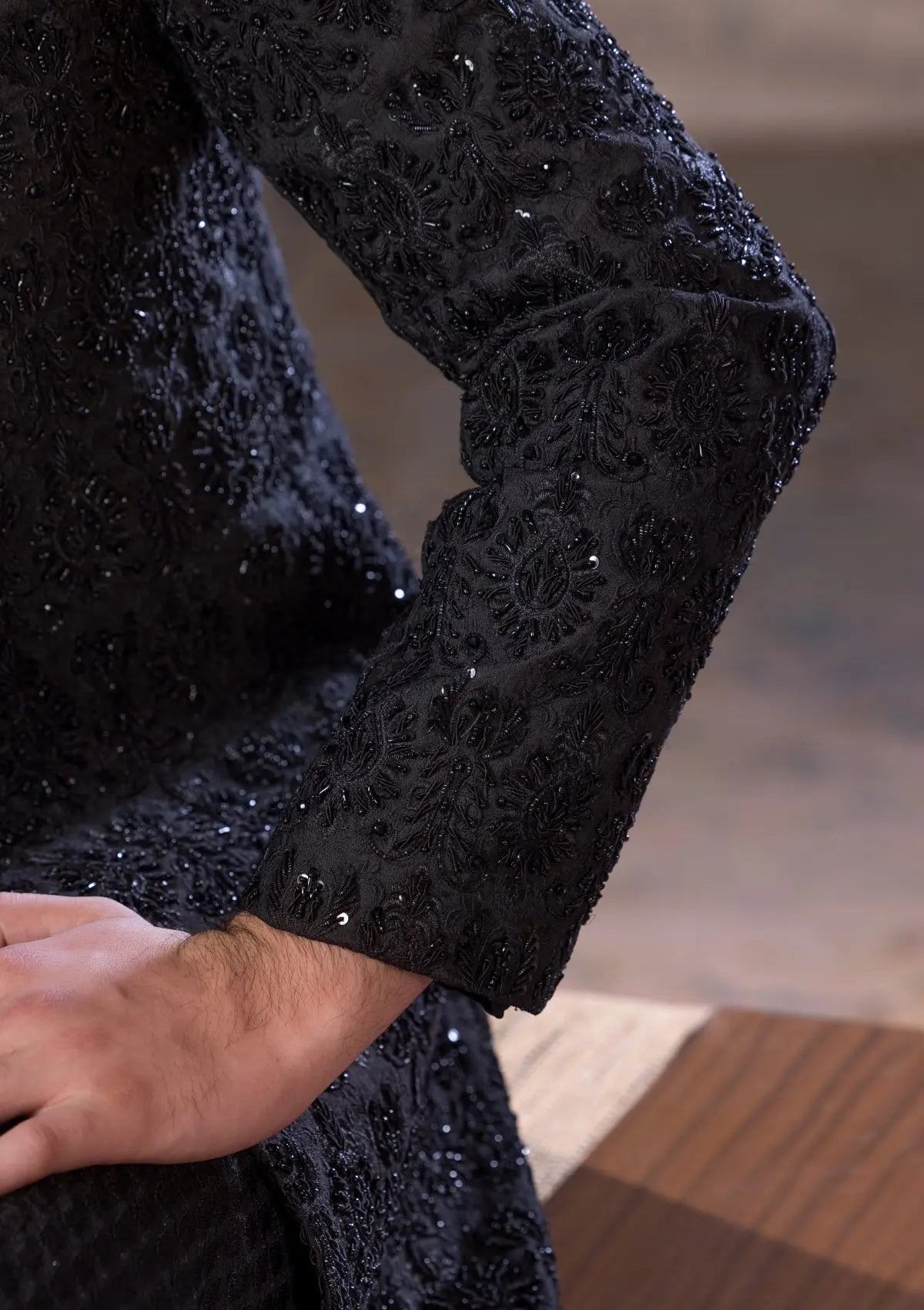 Bin Tayyab Sherwani (TD-1814) GRAY Bin Tayyab