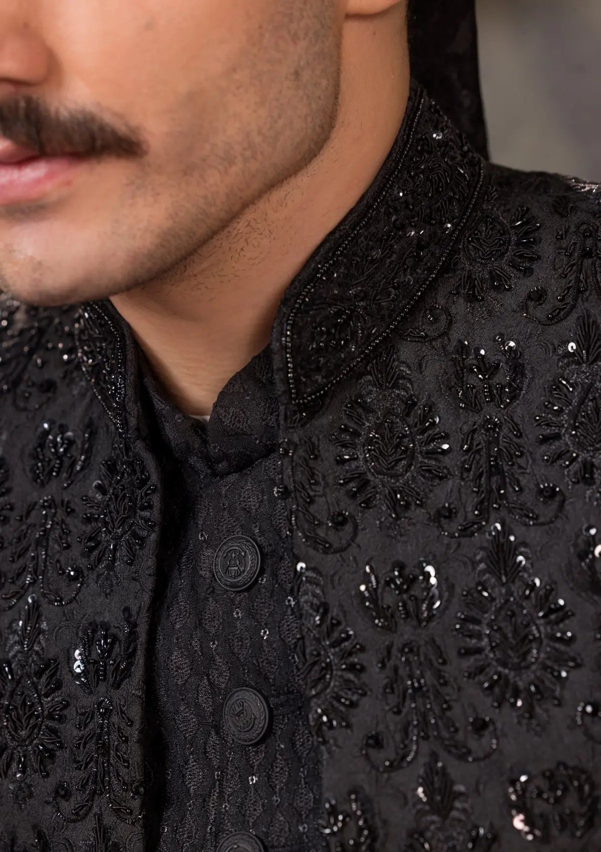 Bin Tayyab Sherwani (TD-1814) GRAY Bin Tayyab