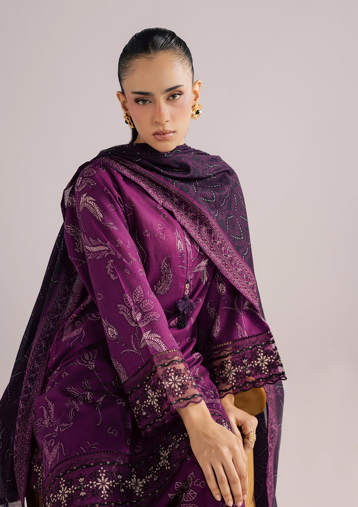 PRINTED KHADDAR BT007010-PRP