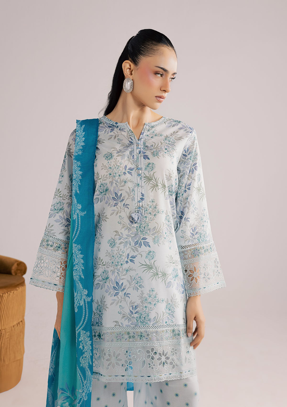 PRINTED KHADDAR BT007010-SBL