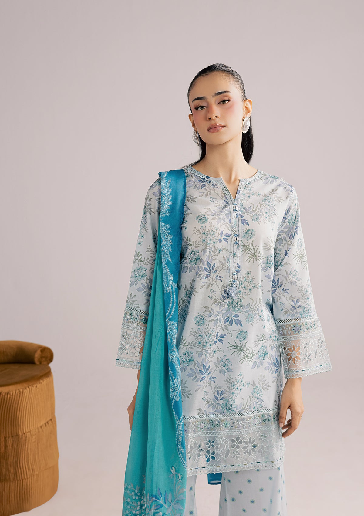 PRINTED KHADDAR BT007010-SBL