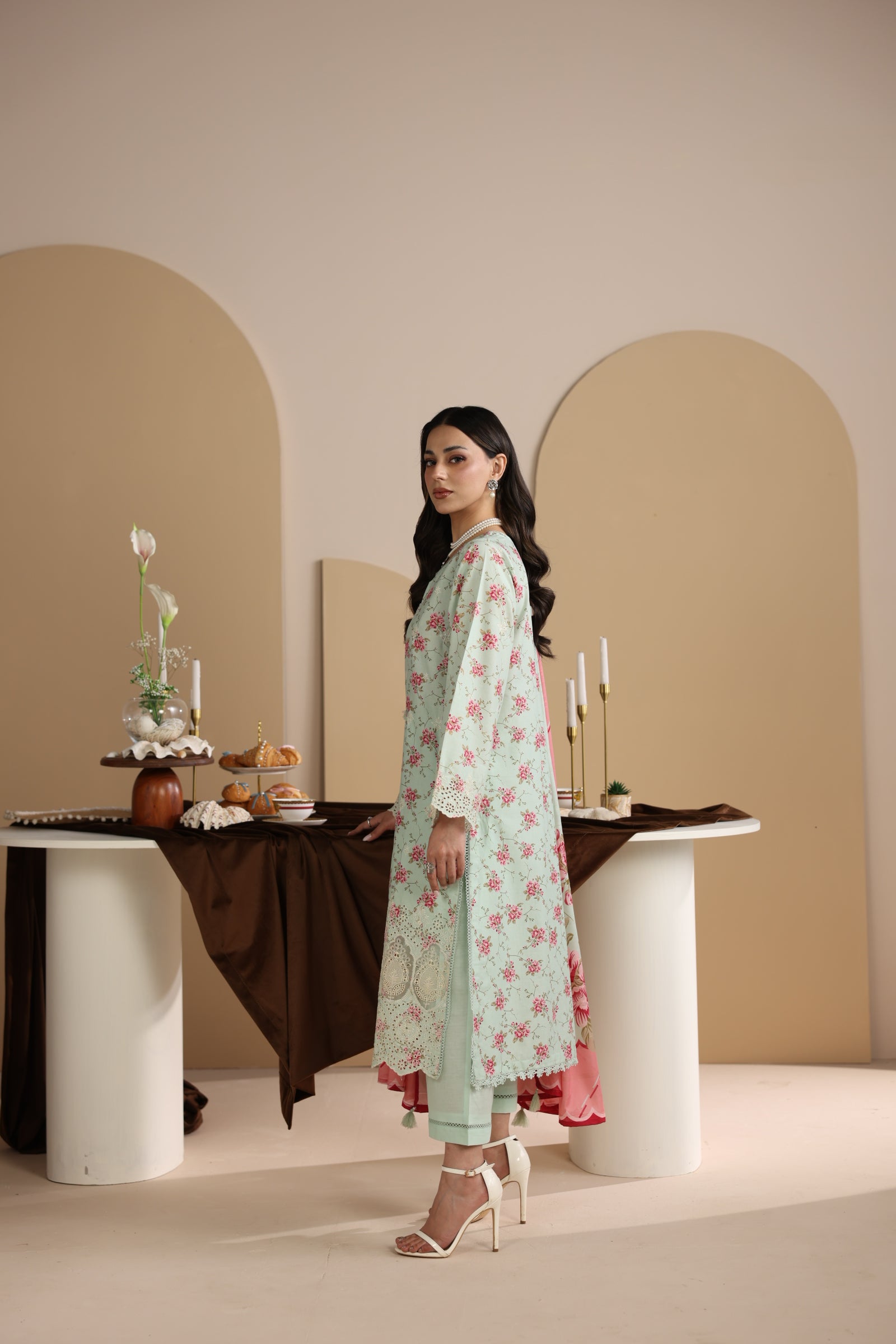 PRINTED CHICKENKARI LAWN BT6697-PST