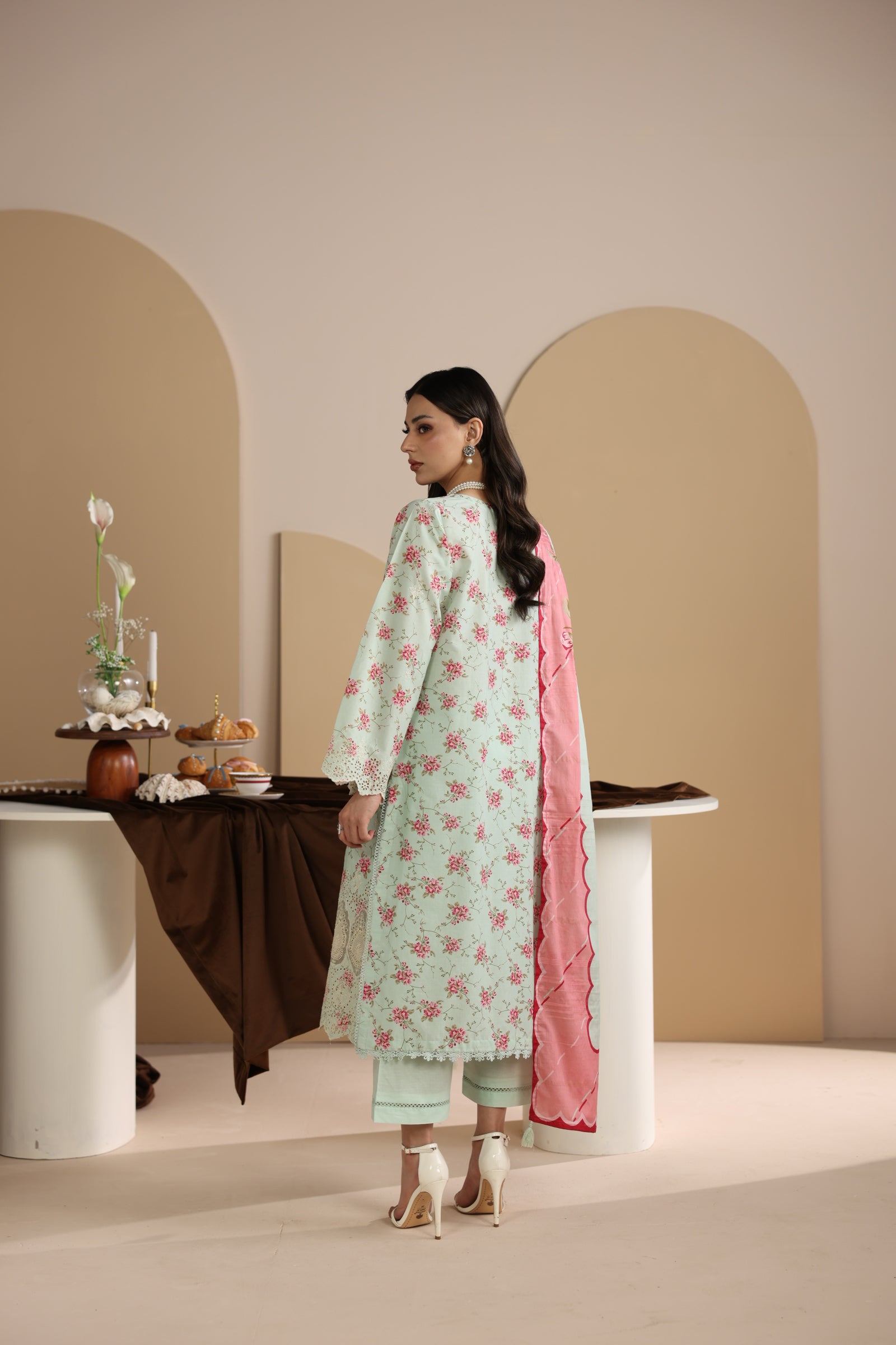 PRINTED CHICKENKARI LAWN BT6697-PST