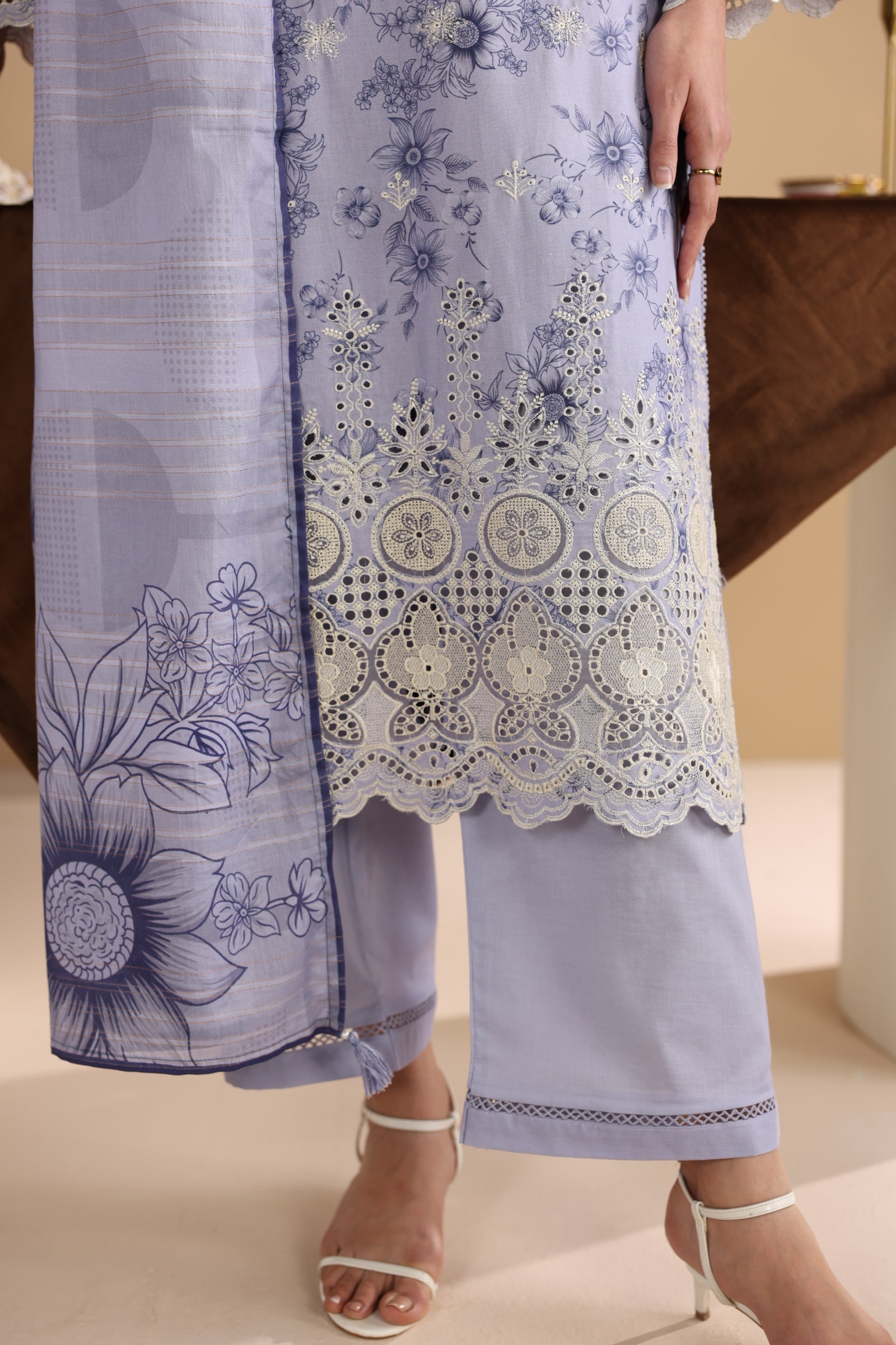 PRINTED CHICKENKARI LAWN BT006697-PRP