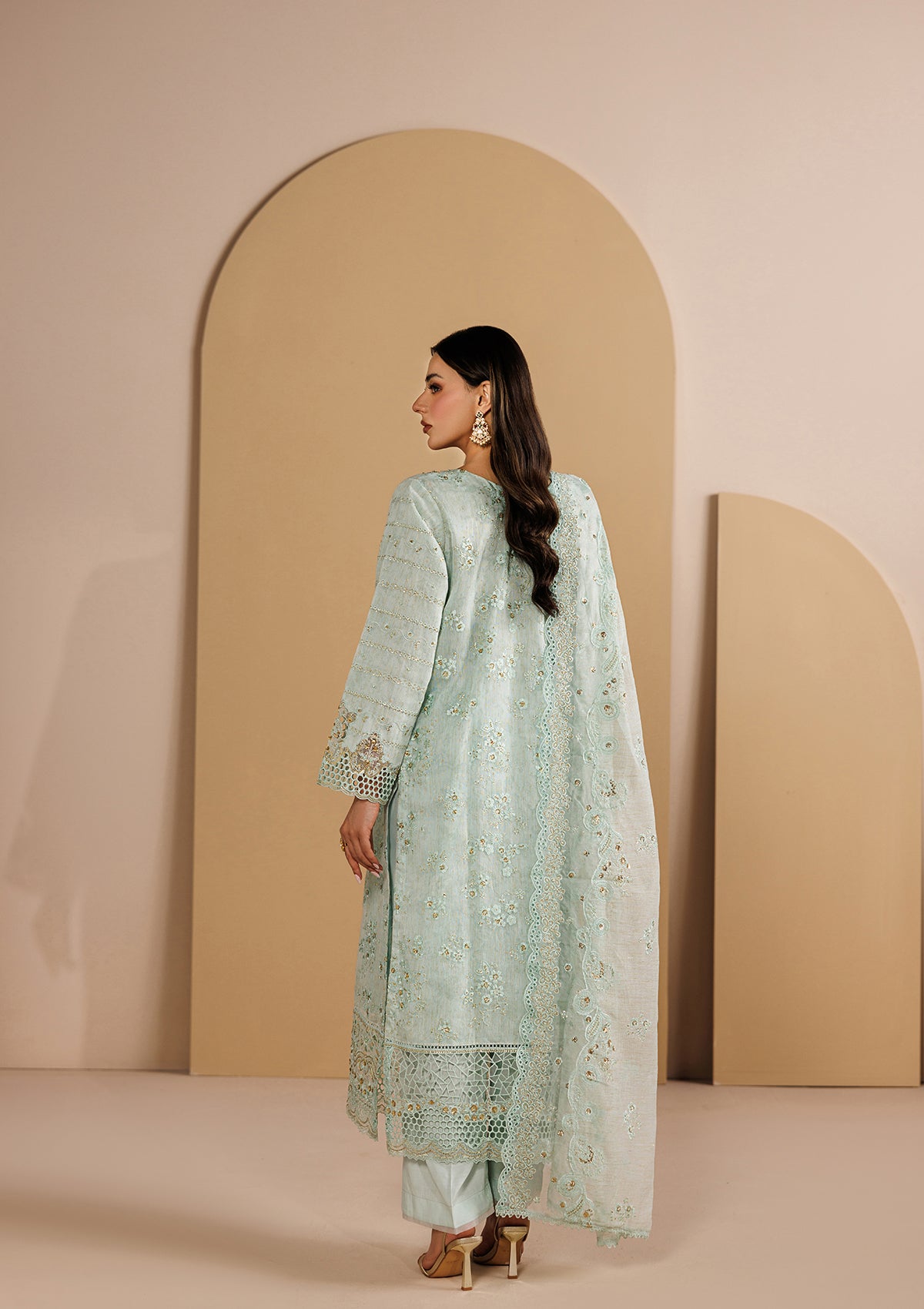 EMBROIDERED KHADDINET BT006754-AQA