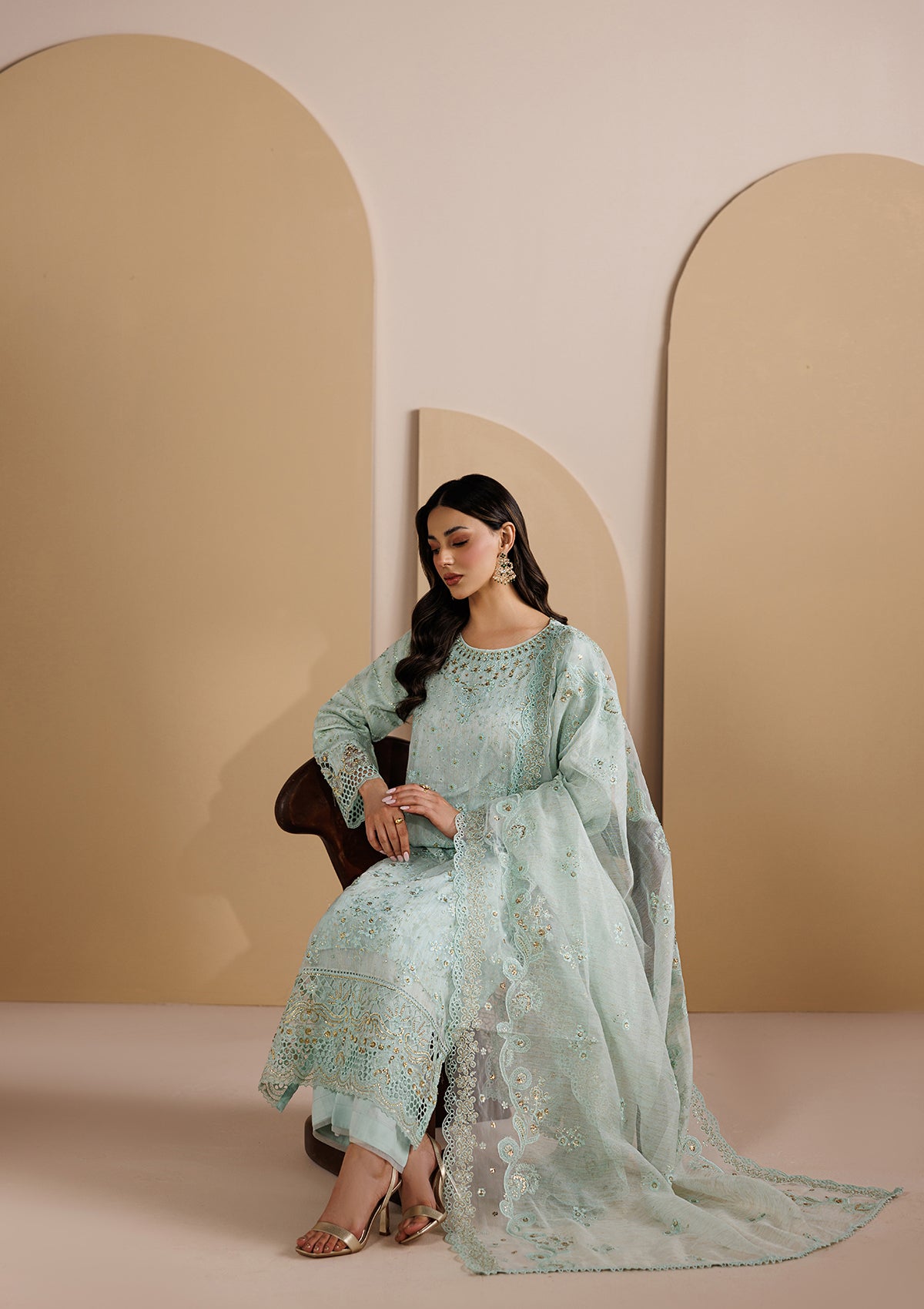 EMBROIDERED KHADDINET BT006754-AQA