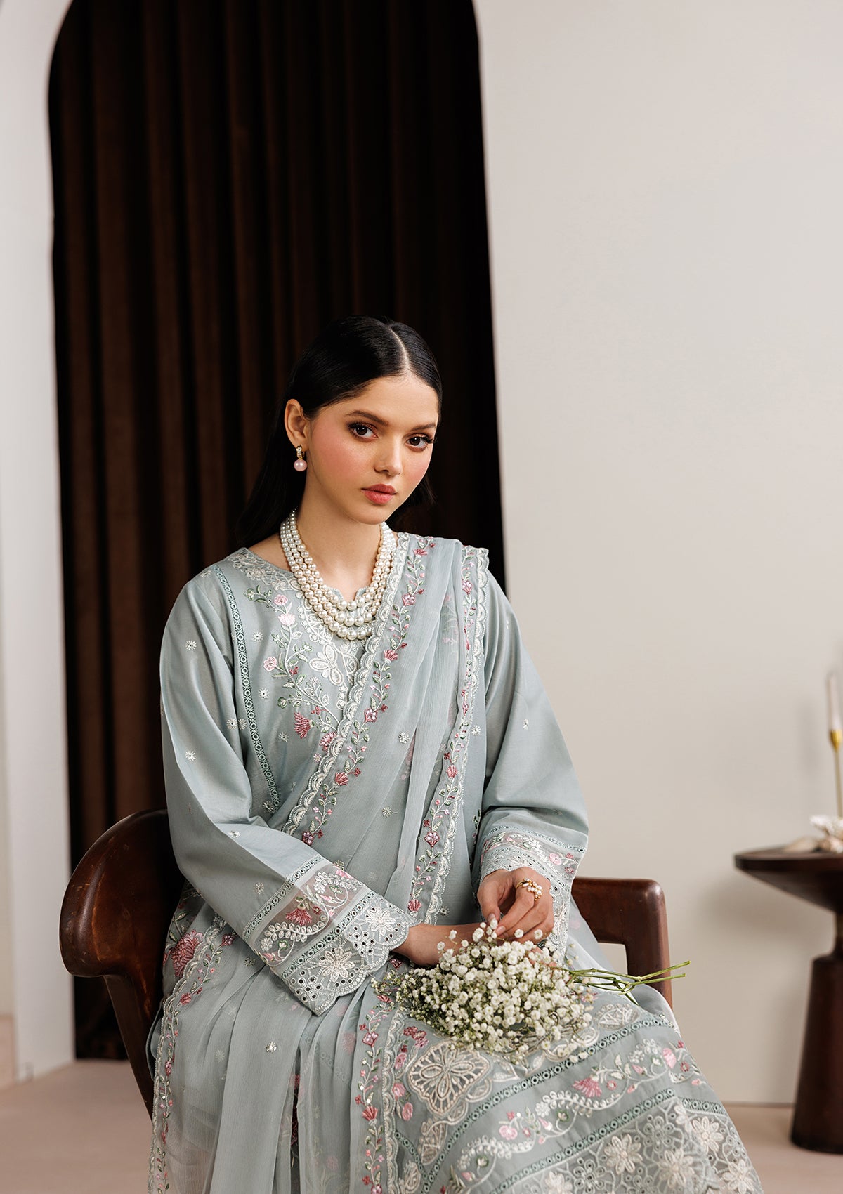 LUXURY Embroidered LAWN BT006719-PST