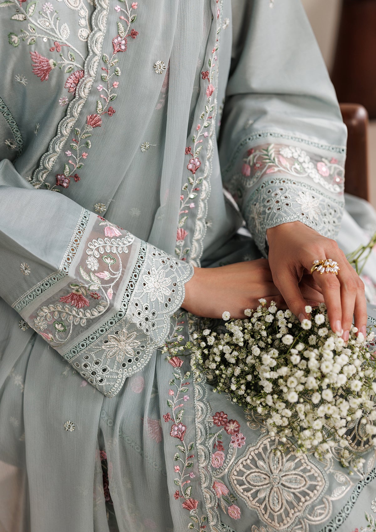 LUXURY Embroidered LAWN BT006719-PST