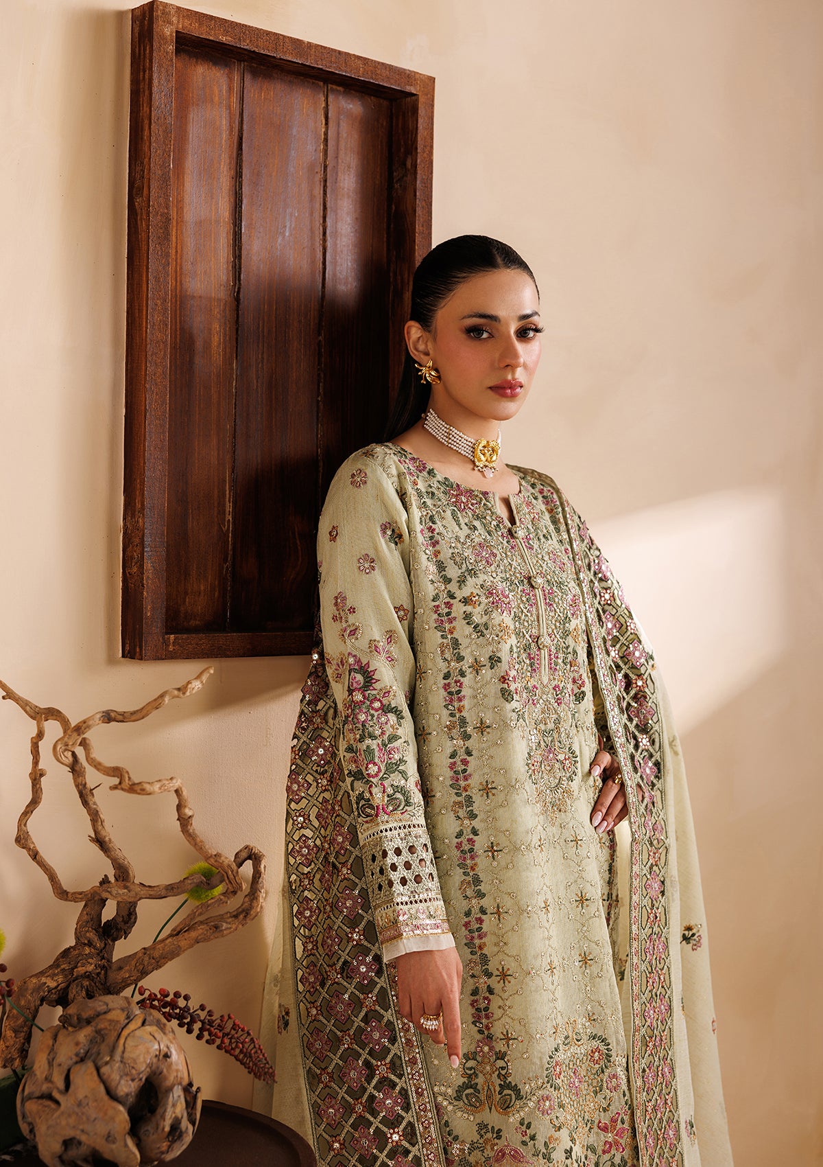 EMBROIDERED KHADDINET BT006755-PST