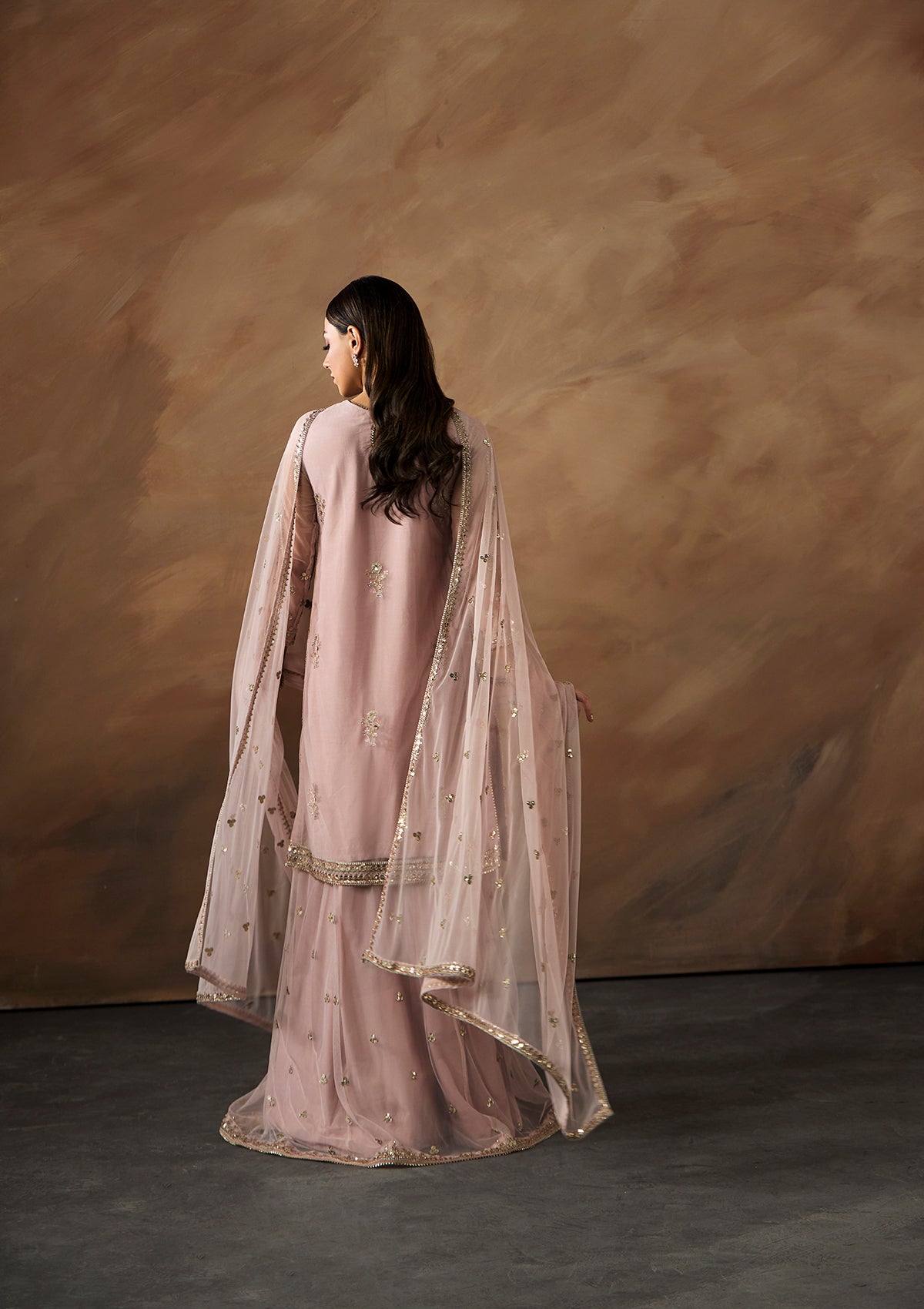 Embroidered Net BT6660-LPK-BT6688-LPK