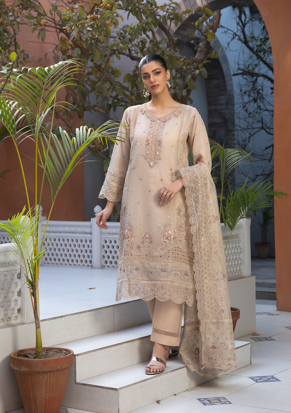 Formal 3 PCs Ready To Wear (BT006047-LBR)