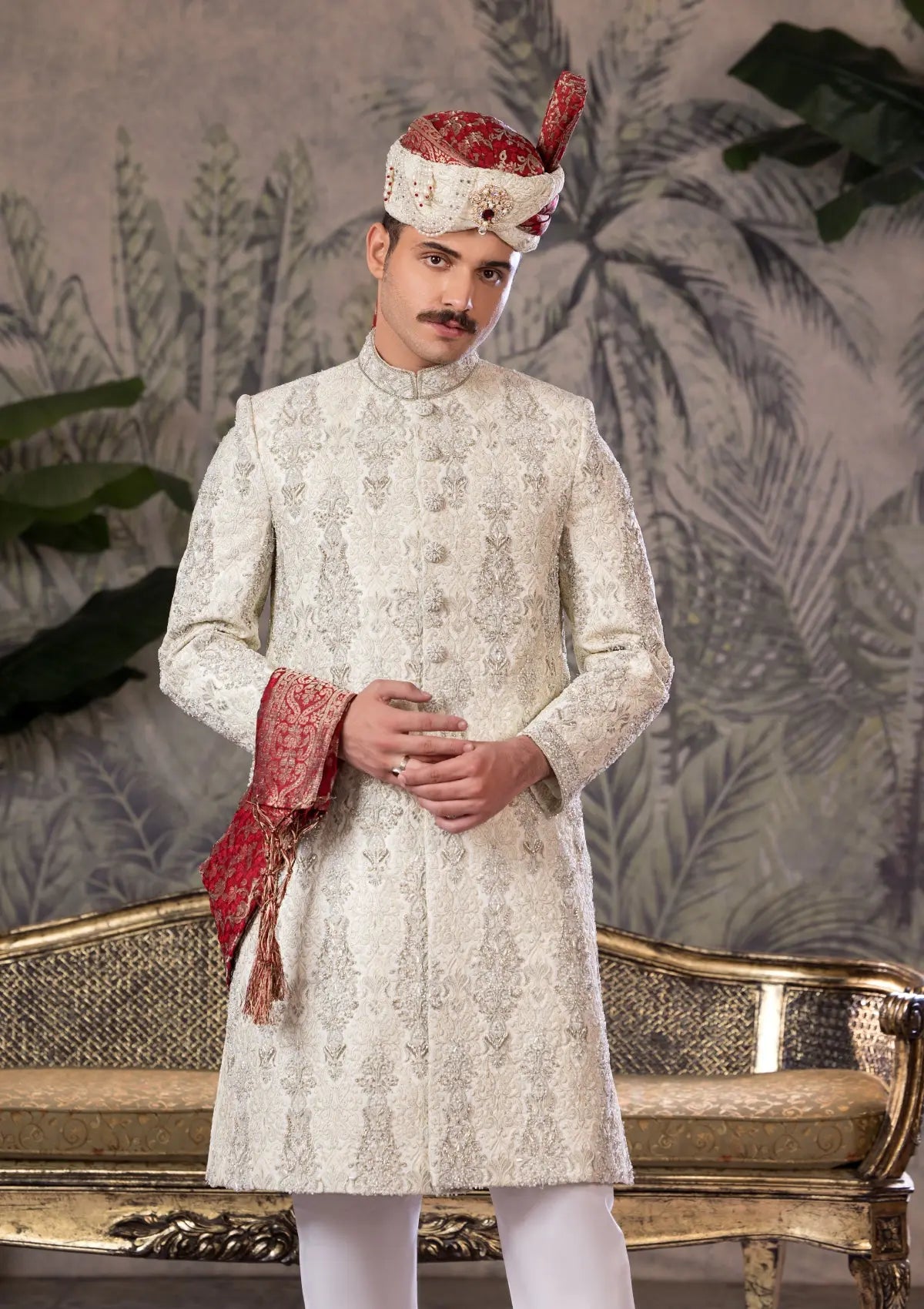 Bin Tayyab Sherwani (TD-1742) GRAY Bin Tayyab