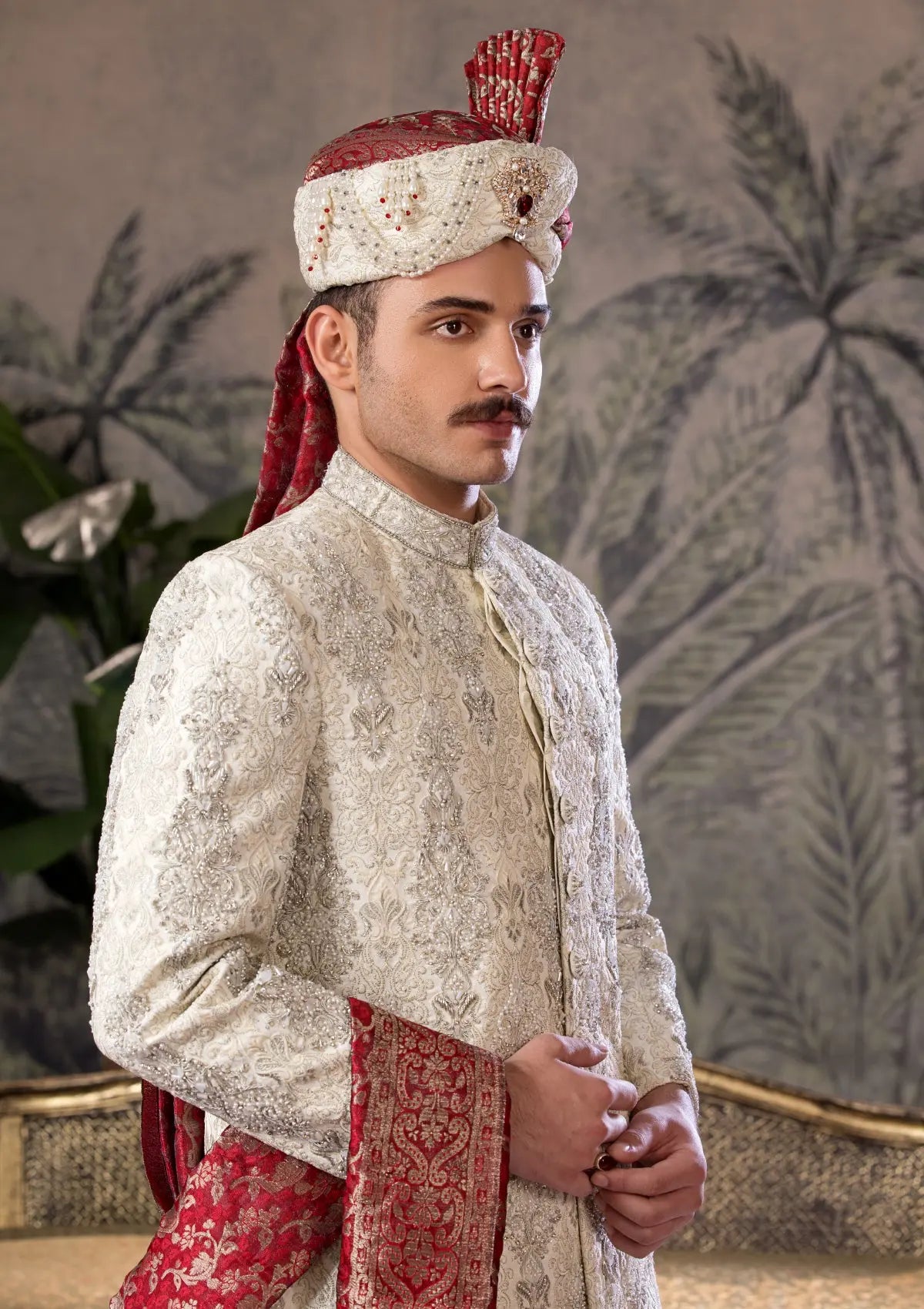 Bin Tayyab Sherwani (TD-1742) GRAY Bin Tayyab