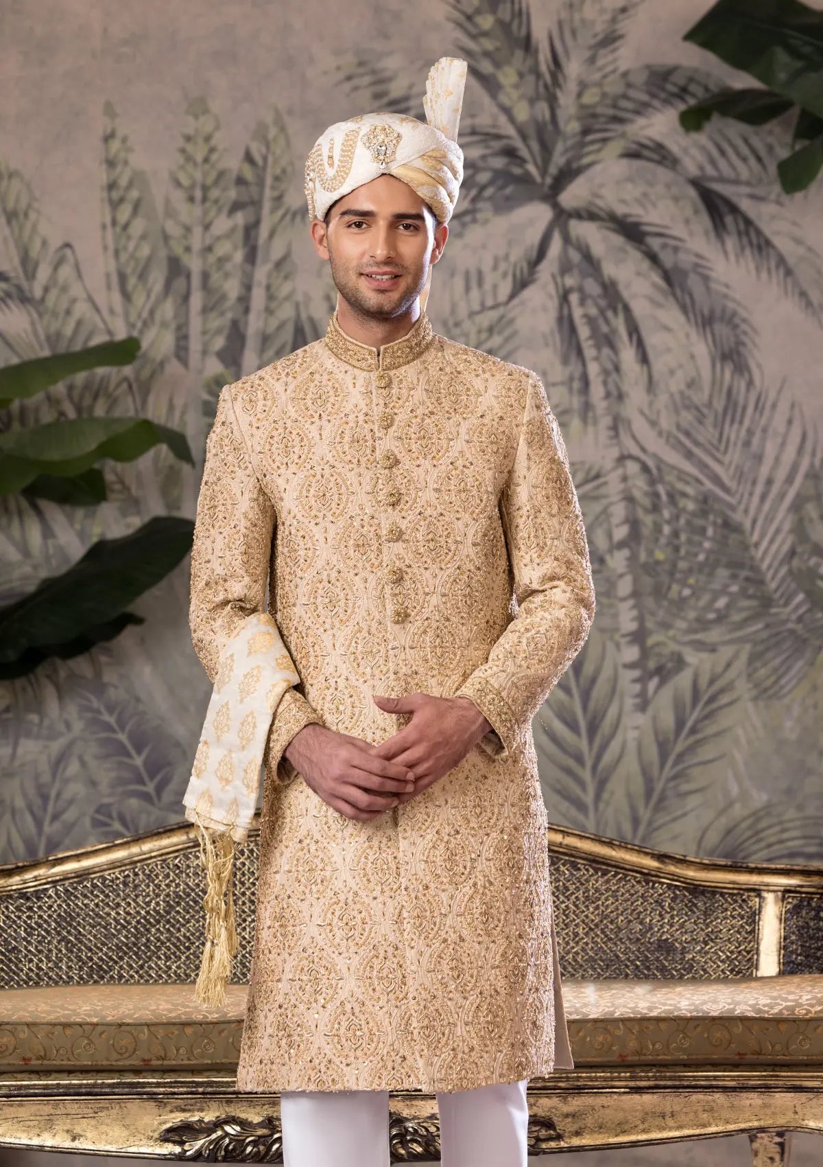 Bin Tayyab Sherwani (TD-1681) GRAY Bin Tayyab