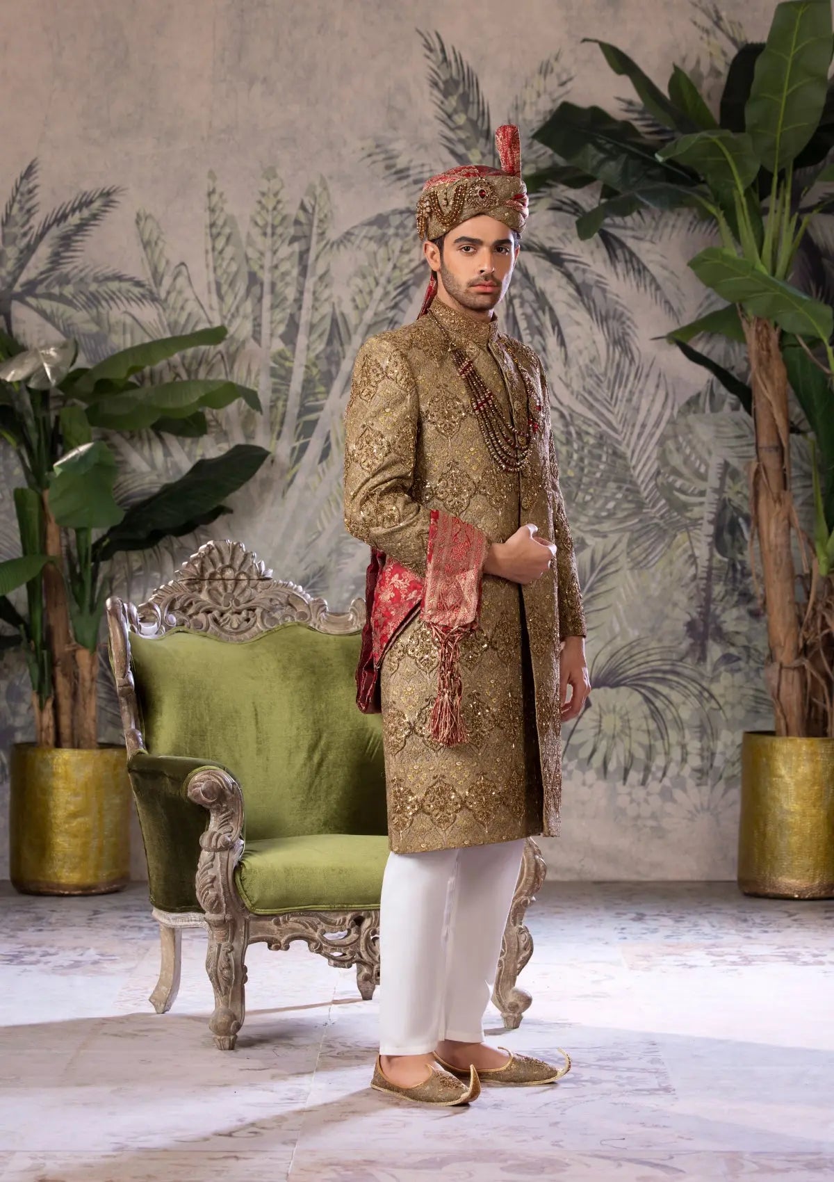 Bin Tayyab Sherwani (TD-1690) BRWON Bin Tayyab