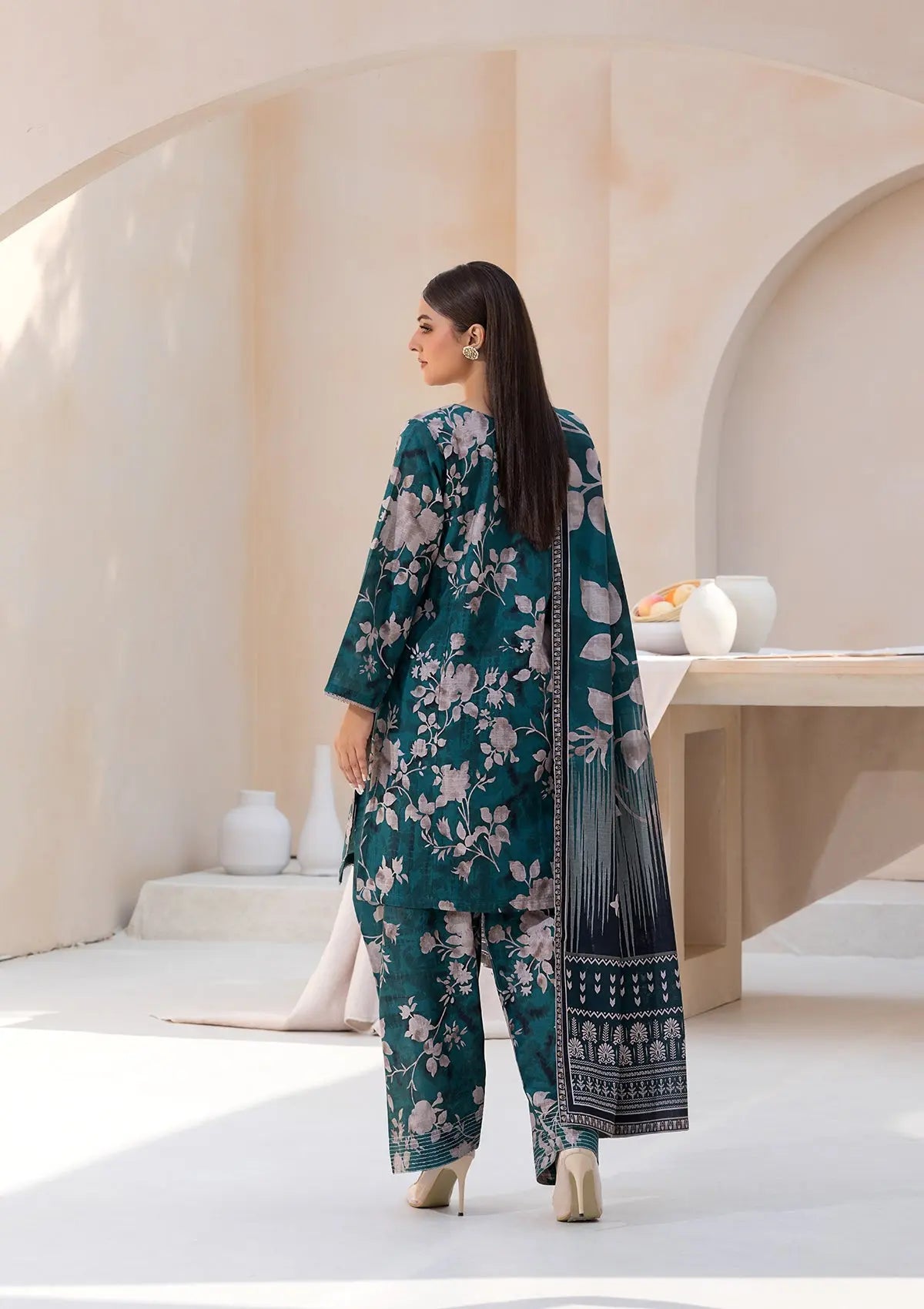 Printed Khaddar BT6553-C-GRN Bin Tayyab