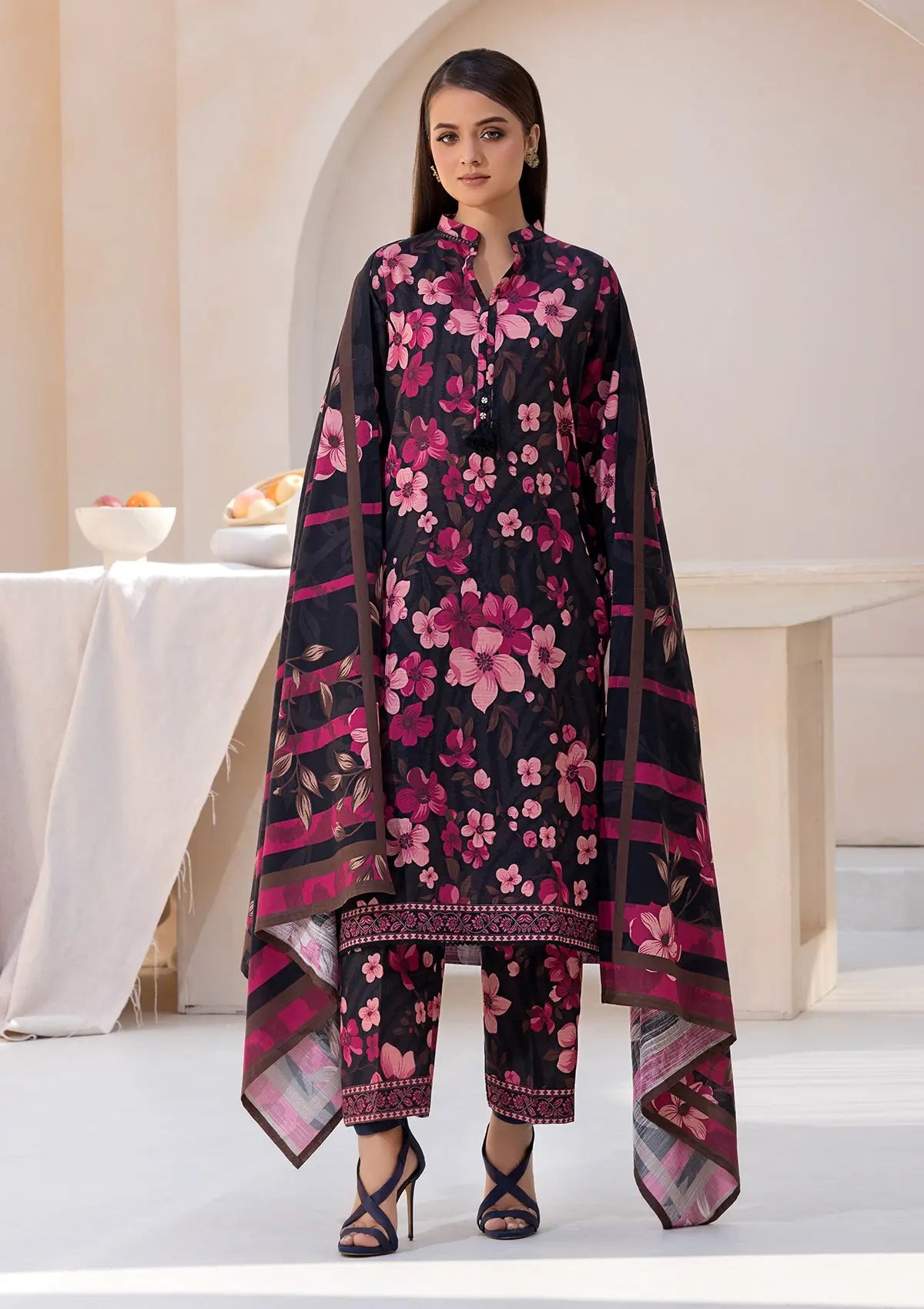 Printed Khaddar BT6553-BRD Bin Tayyab