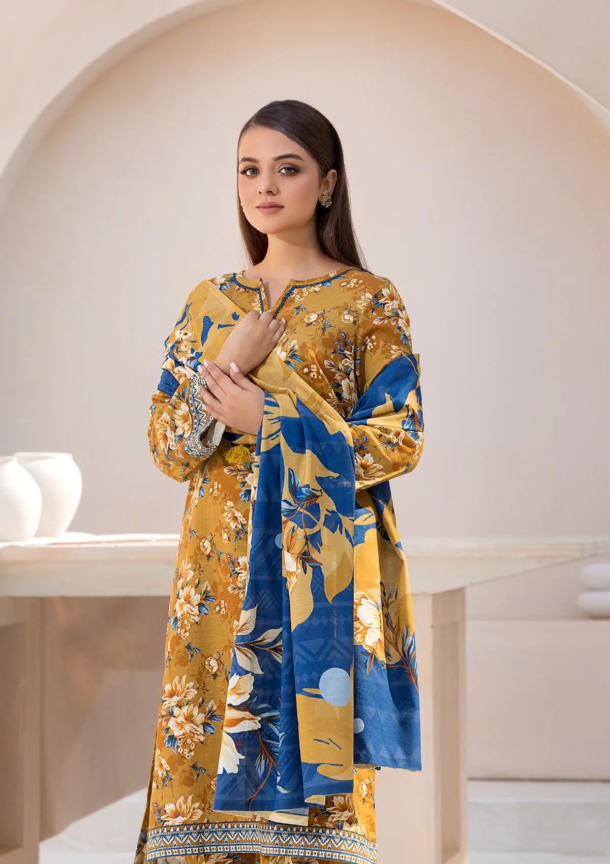 Printed Khaddar BT6553-MST Bin Tayyab