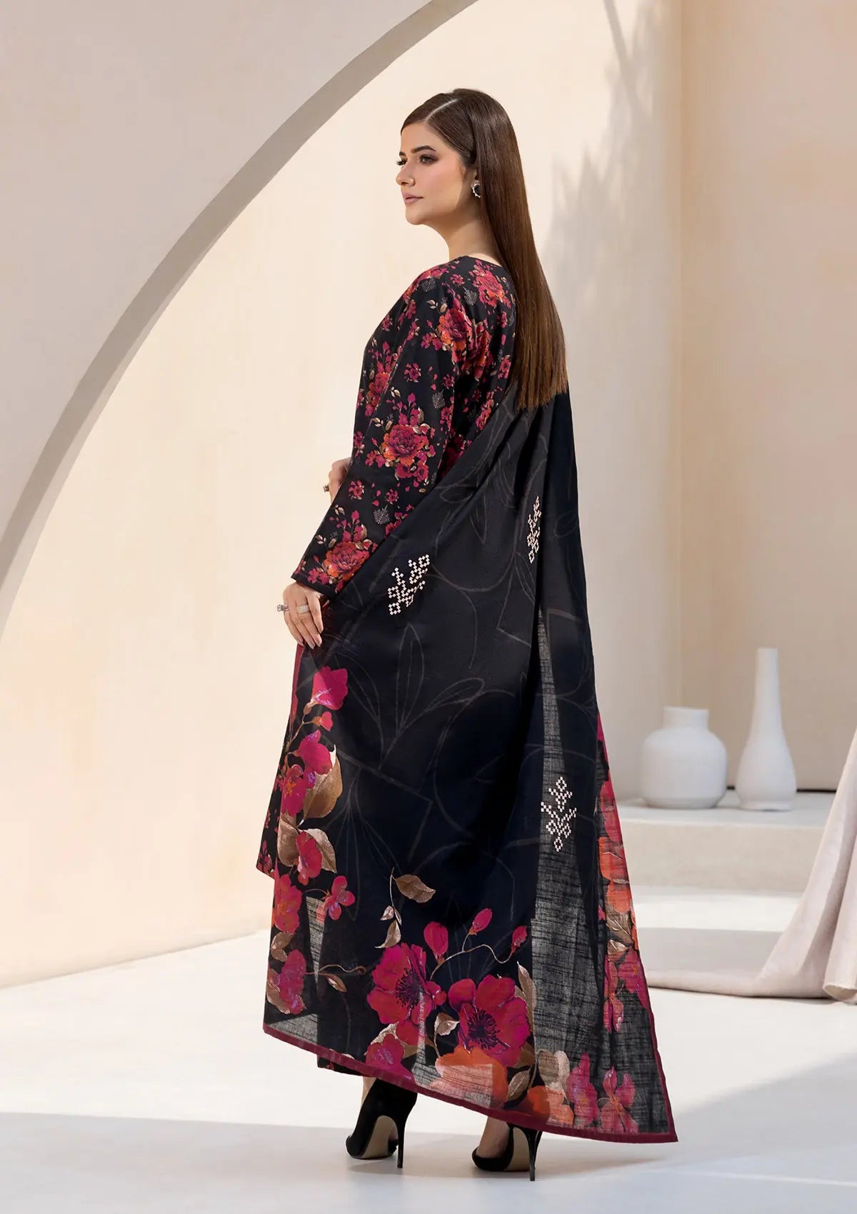 Printed Khaddar BT6553-BMRN Bin Tayyab