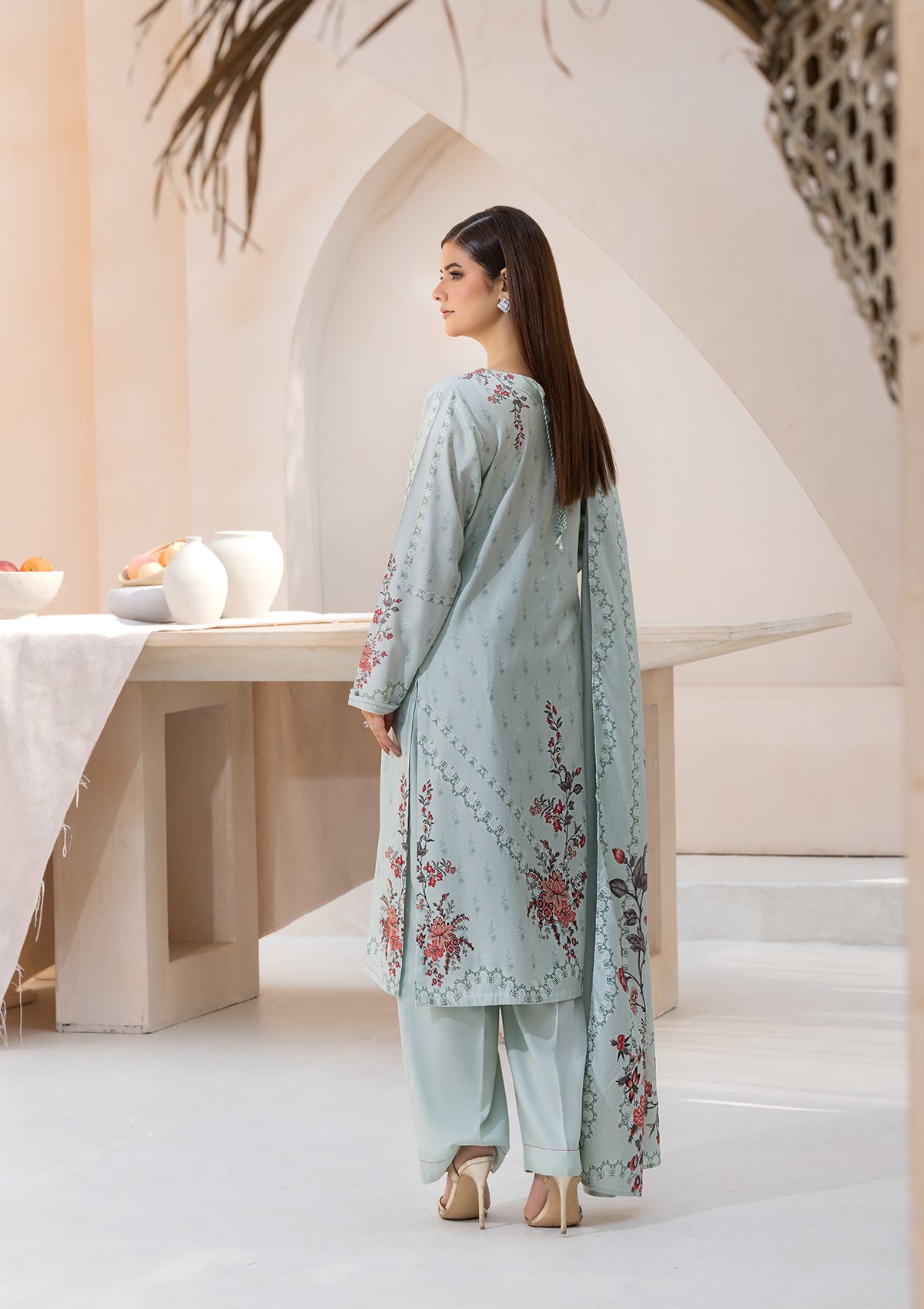 Printed Linen BT6545-SKY