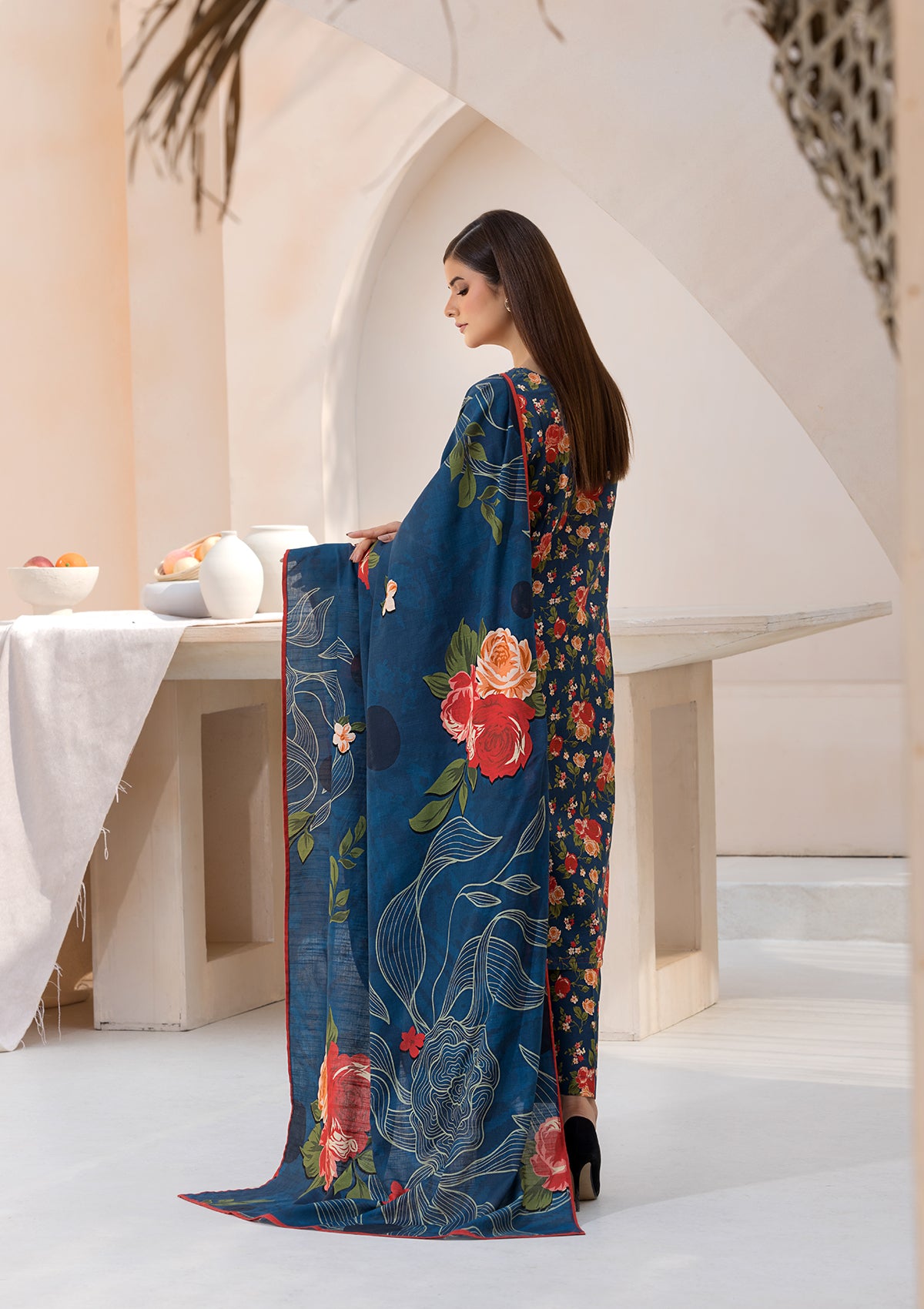 PRINTED KHADDAR BT6547-REBL