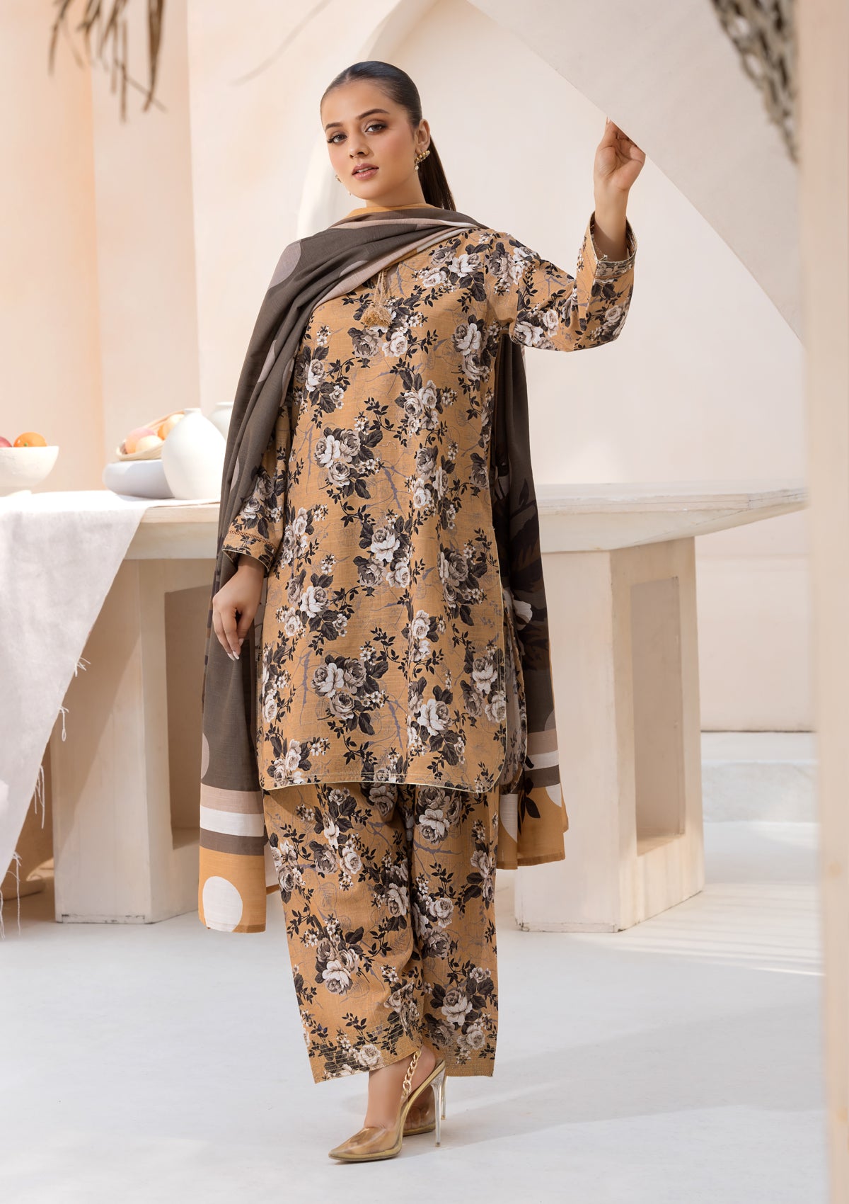 PRINTED KHADDAR BT6547-CPR