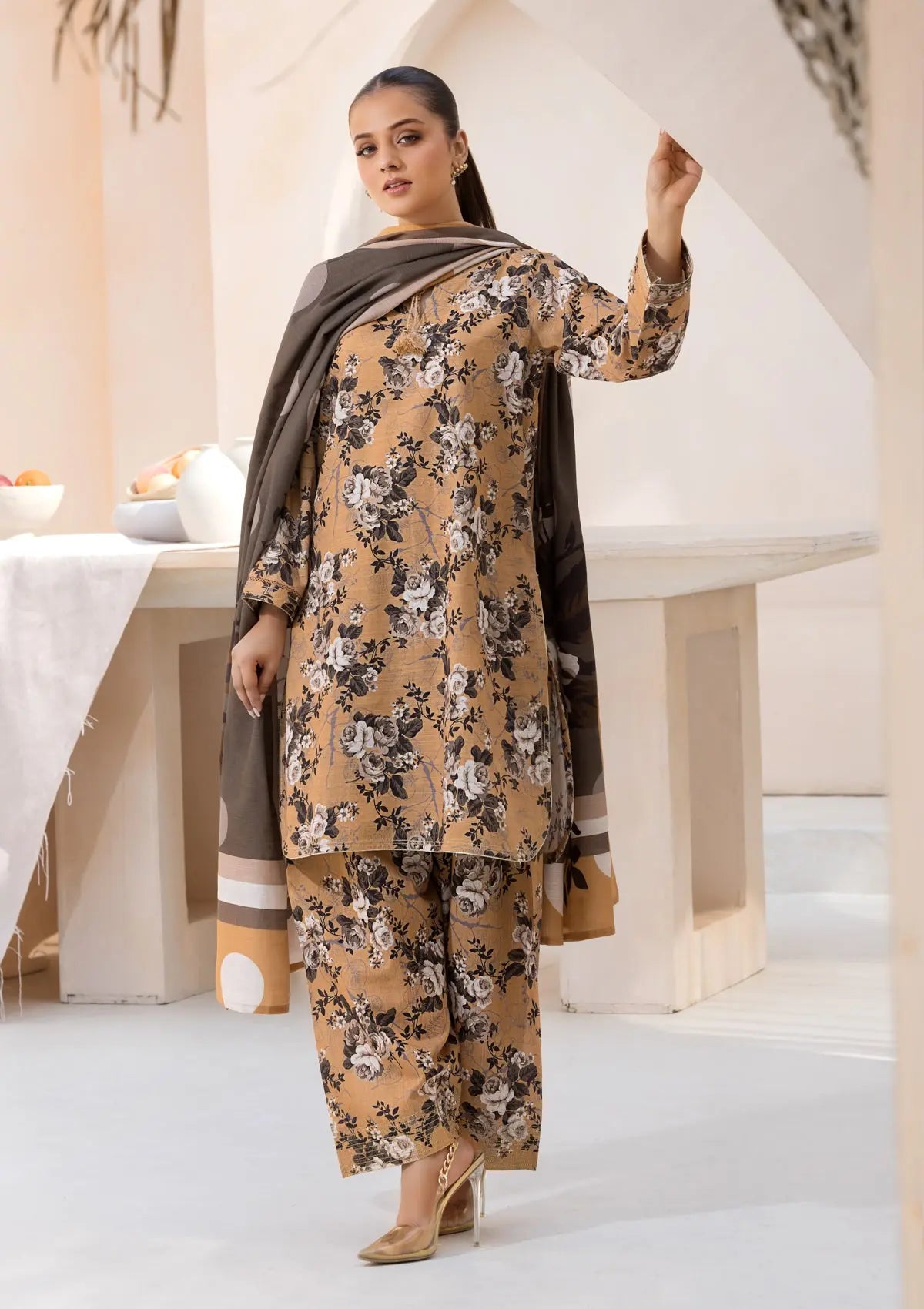 PRINTED KHADDAR BT6526-CPR-47 Bin Tayyab