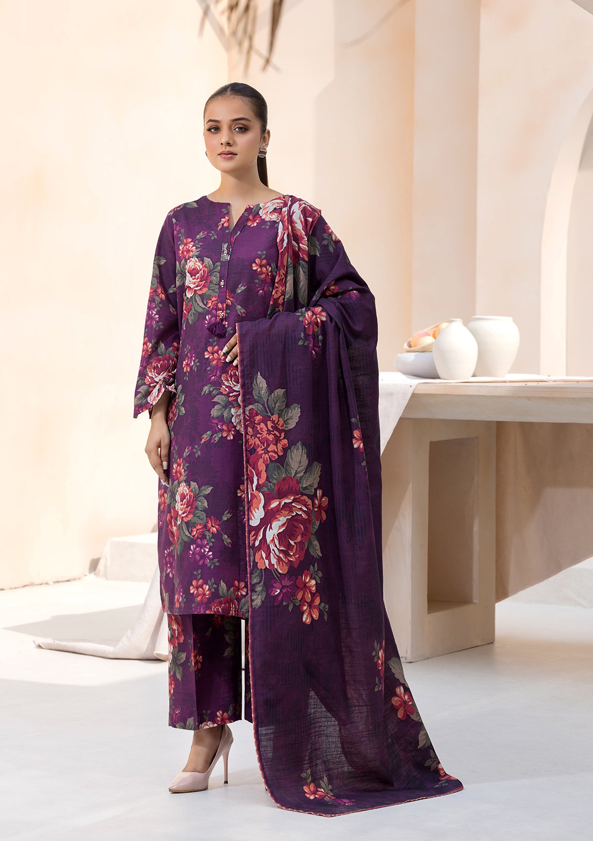 Printed Khaddar BT6544-PPR