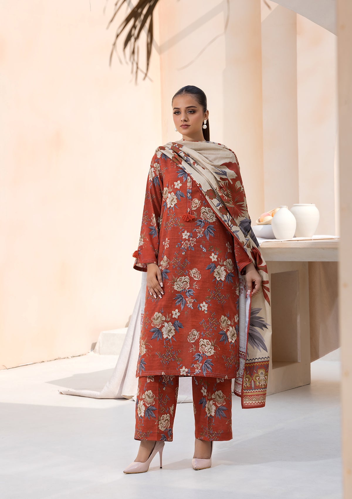 Printed Khaddar BT6544-RST