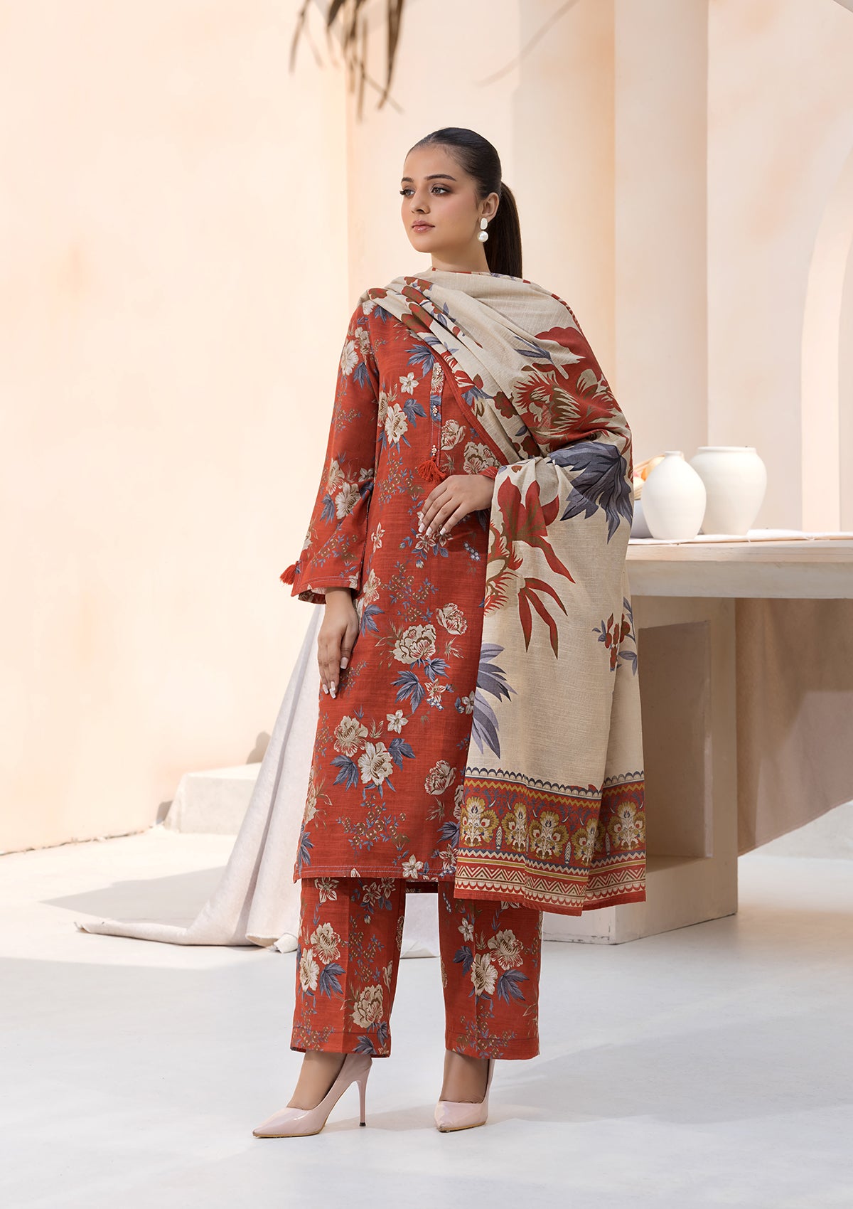 Printed Khaddar BT6544-RST