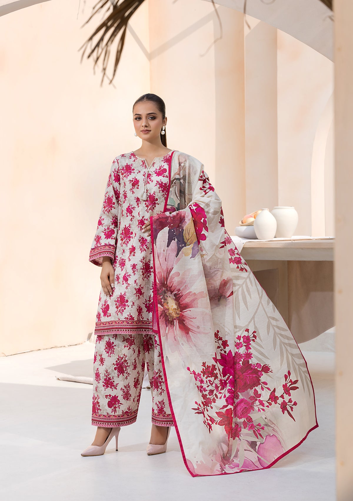 Printed Khaddar BT6544-SKRD