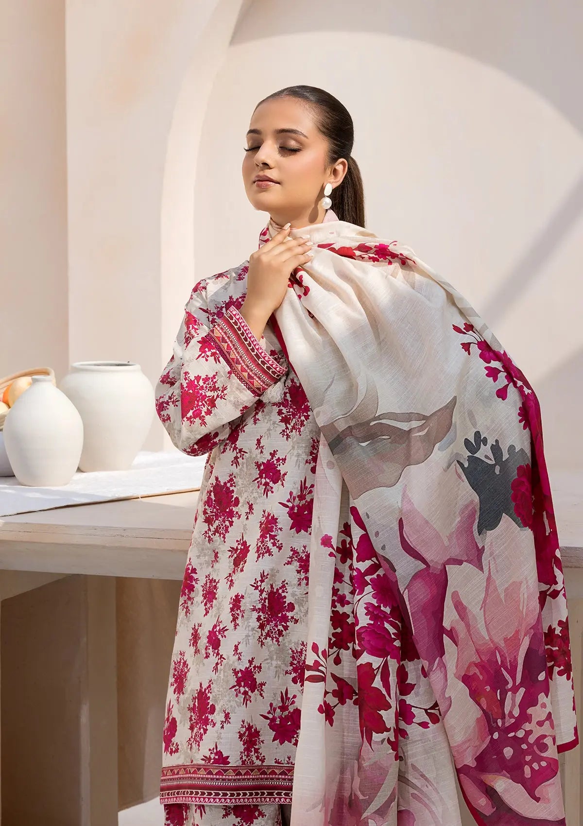 Printed Khaddar BT6526-SKRD Bin Tayyab