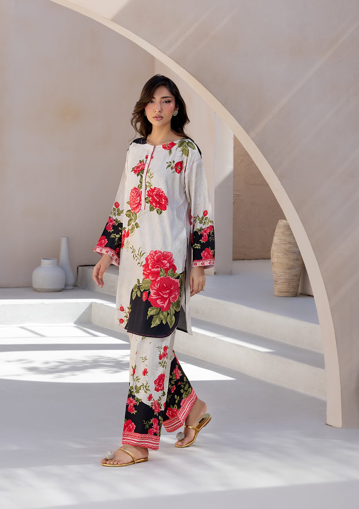 PRINTED LAWN BT6685-CRM