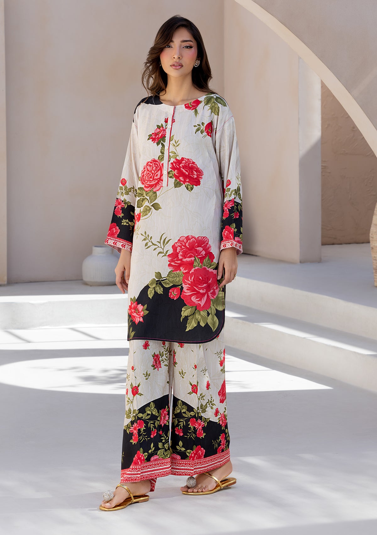 PRINTED LAWN BT6685-CRM