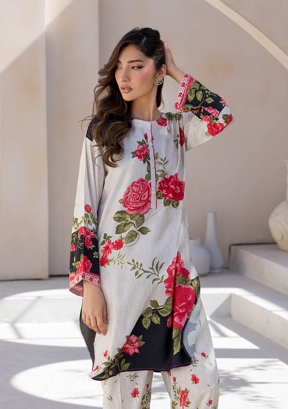 PRINTED LAWN BT6685-CRM